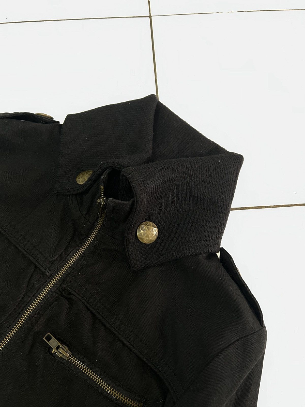 Japanese Brand × Vintage 💥Vintage Japanese Bomber Jacket Punk Style Size US M / EU 48-50 / 2 - 18 Thumbnail