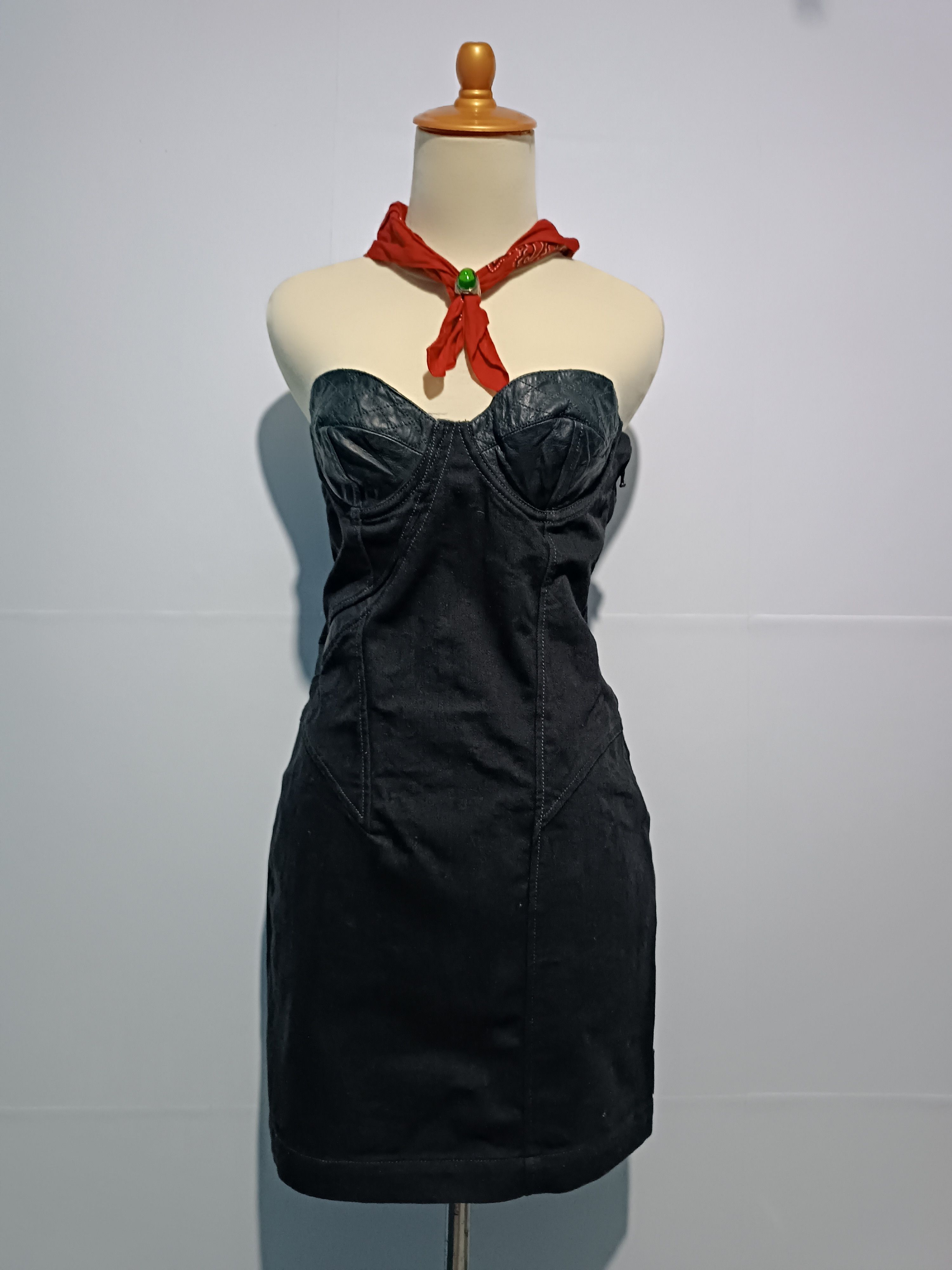 Diesel × Diesel Black Gold Mini Dress Diesel Black Size M / US 6-8 / IT 42-44 - 1 Thumbnail