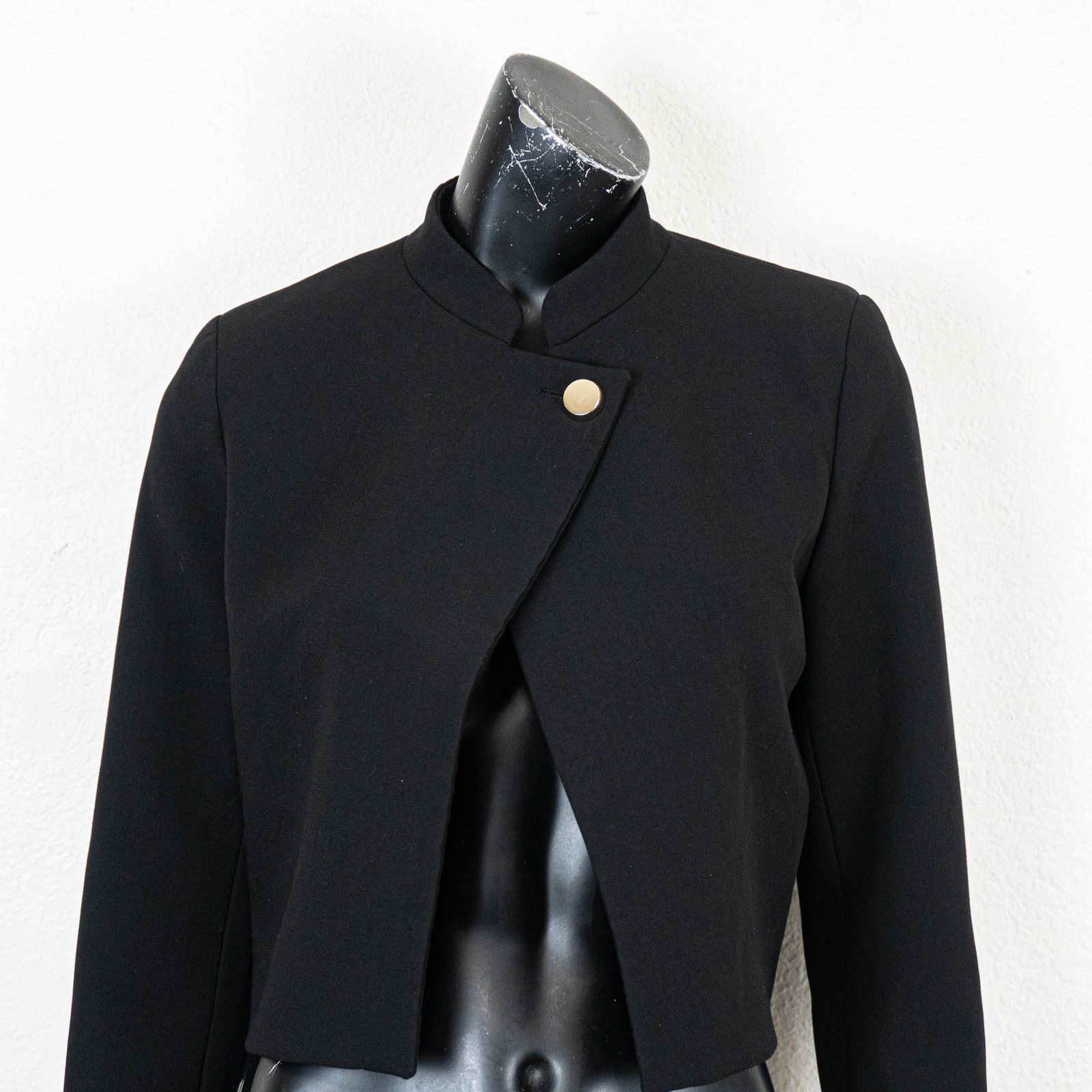 ba&sh BA&SH Chroma Jacket Short Asymmetrical in Black size Small Size S / US 4 / IT 40 - 12 Thumbnail