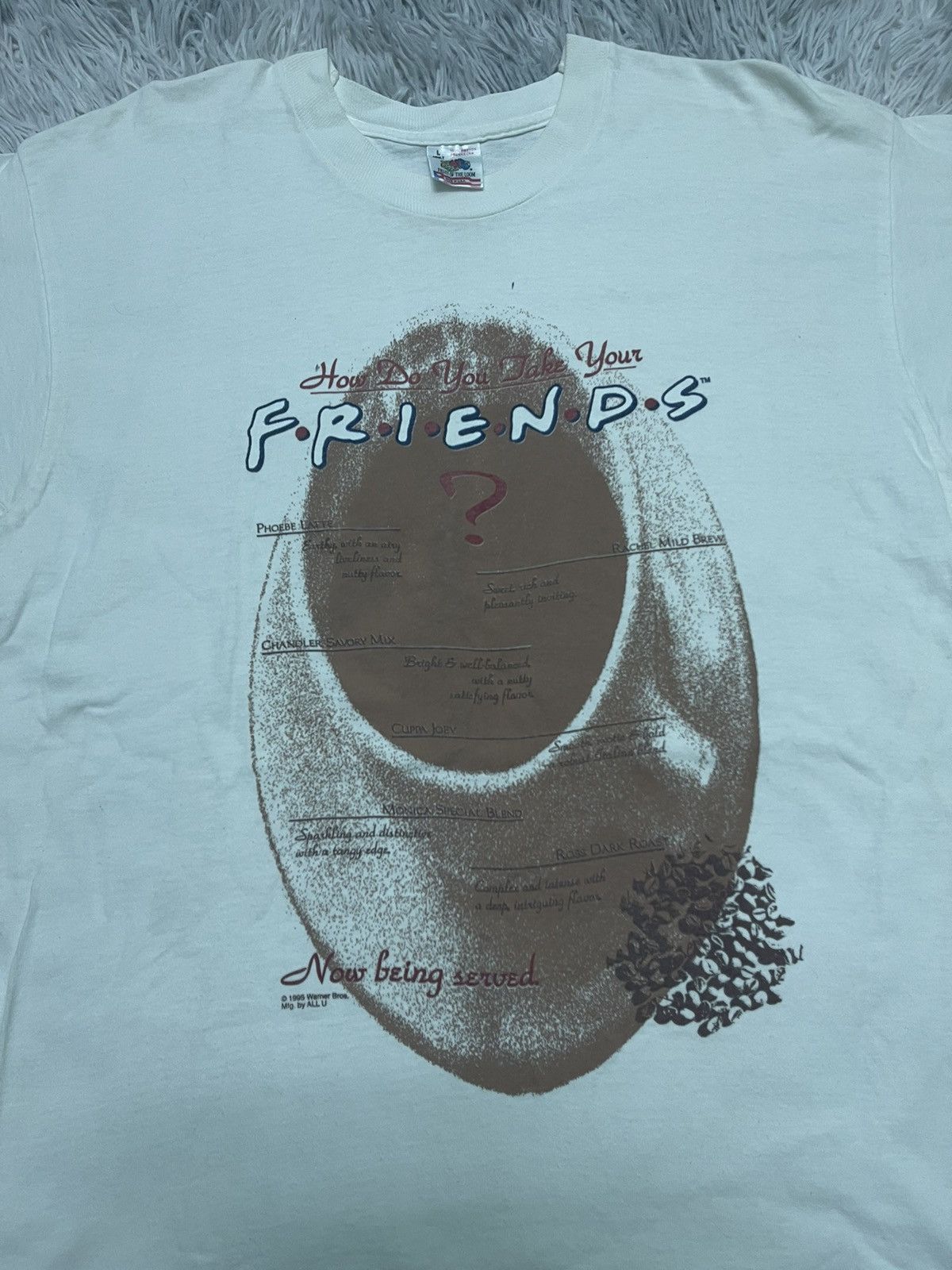 Vintage RARE FRIENDS SERIES 1995 WARNER BROS VINTAGE TEES Size US L / EU 52-54 / 3 - 6 Thumbnail