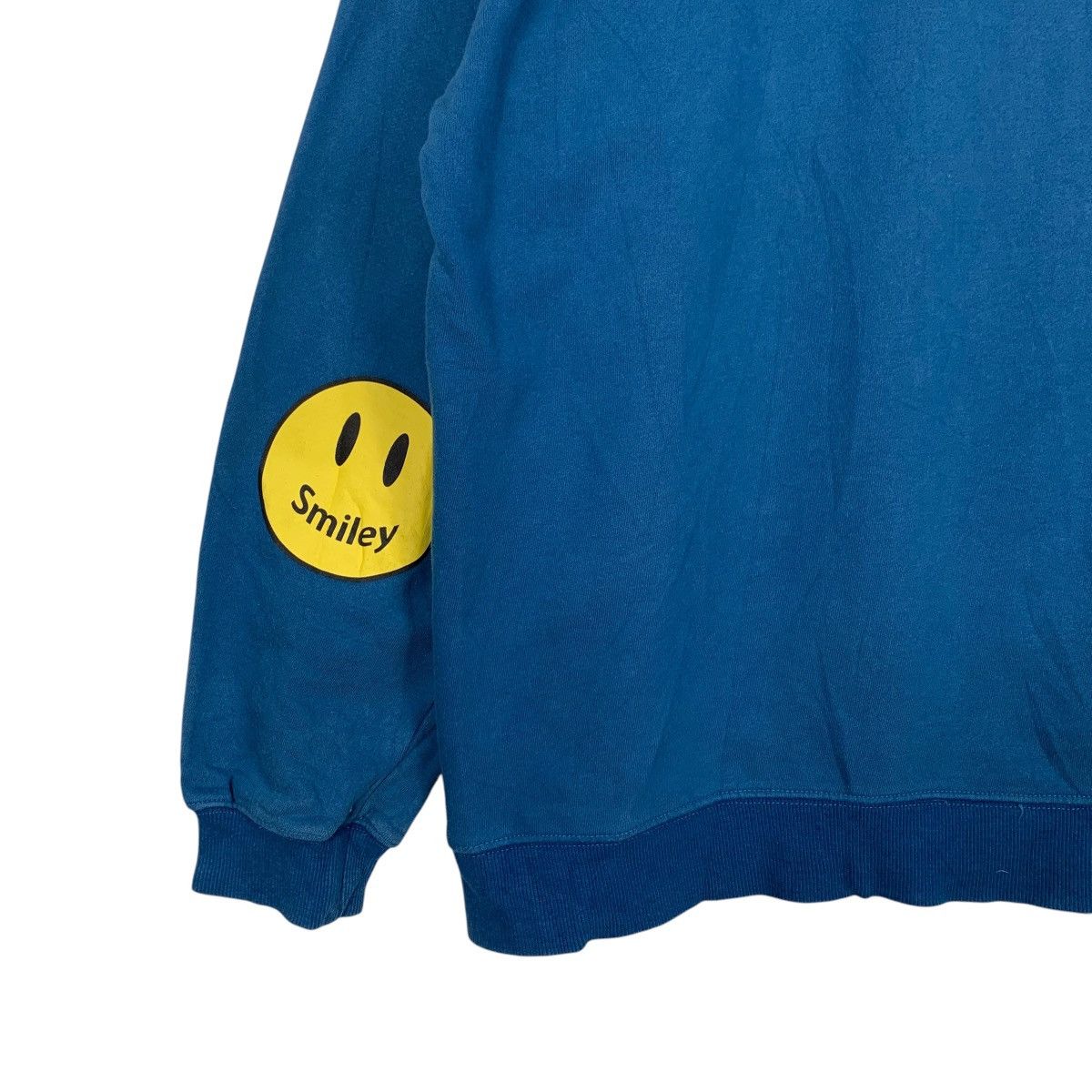 Japanese Brand HARBEYBALL SMILEY FACE Graphics Sweatshirt #2660-C119 Size US L / EU 52-54 / 3 - 9 Thumbnail
