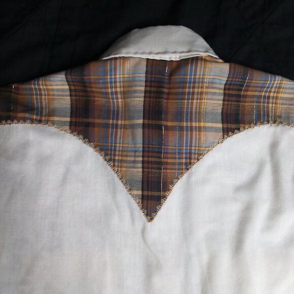 Other Vintage Karman Plaid Trim Western Button Shirt Size US XL / EU 56 / 4 - 7 Thumbnail