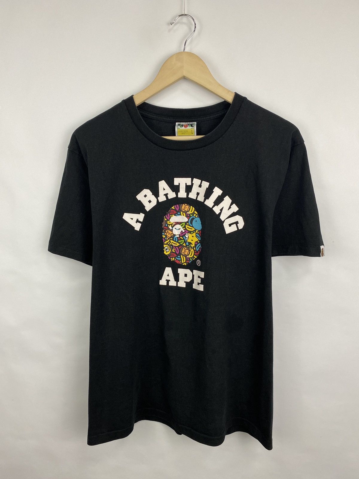 Bape Y2K BAPE Milo Banana Pool T-shirt Rare Retro Hype Size US L / EU 52-54 / 3 - 3 Thumbnail