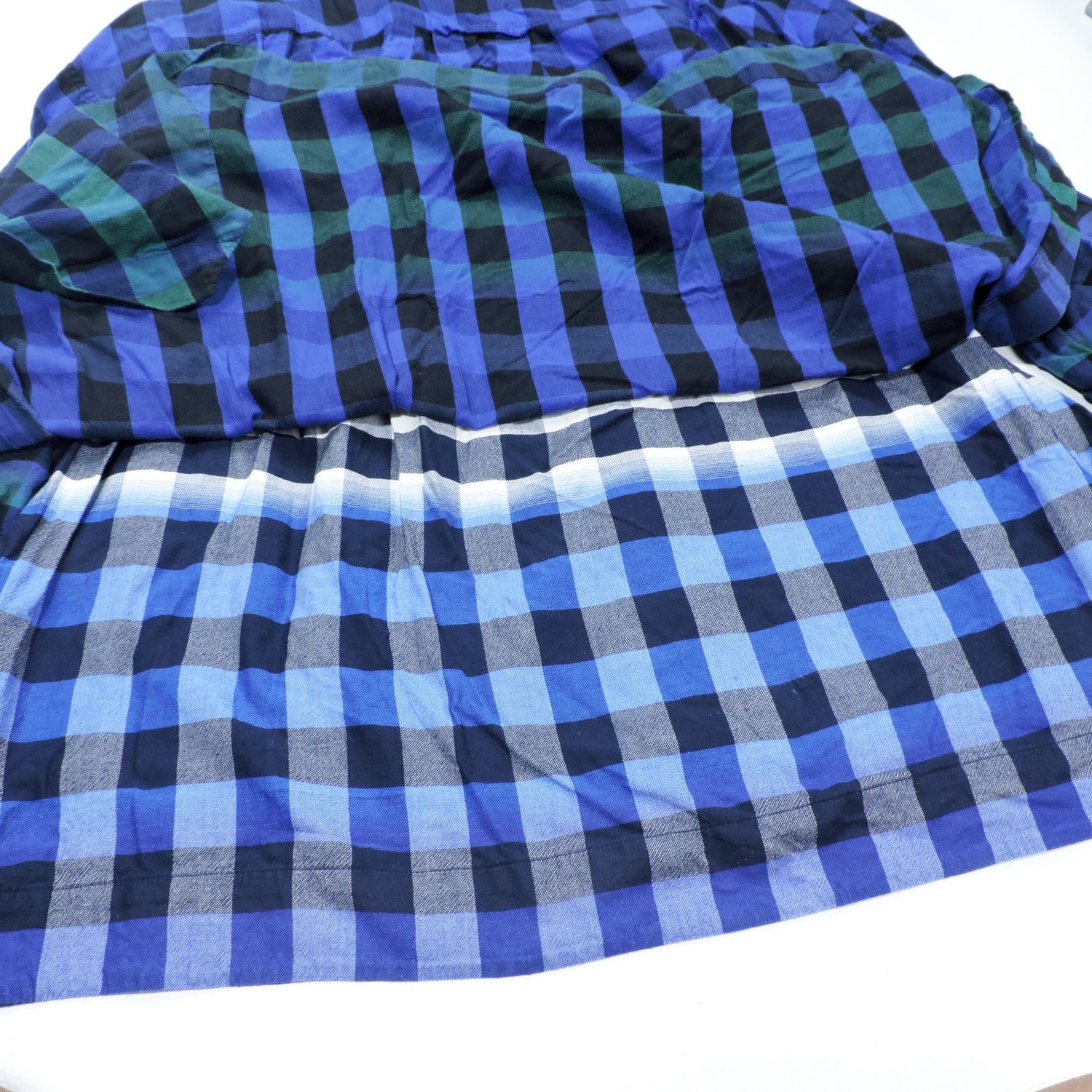 Juun.J JUNN.J DOUBLE LAYER PLAID LONG SLEEVE SHIRT Size US S / EU 44-46 / 1 - 20 Thumbnail
