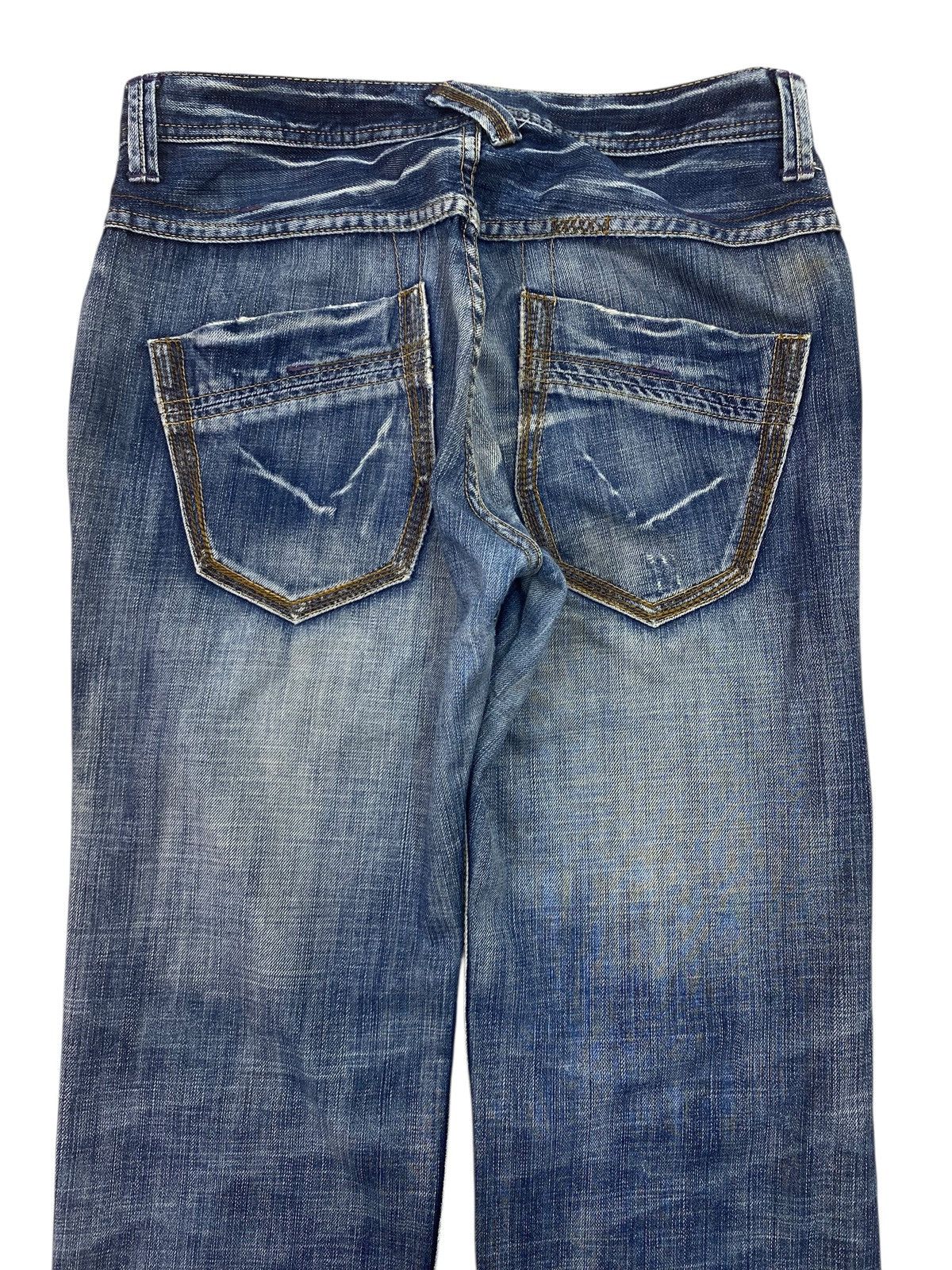 Takeo Kikuchi Takeo Kikuchi Acid Blue Wash Style Loose Jeans Size US 31 - 4 Thumbnail