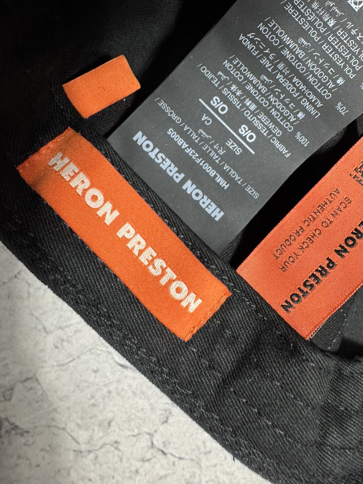 Heron Preston Heron Preston Luxury Black Cap Big Logo Hype Size ONE SIZE - 6 Thumbnail