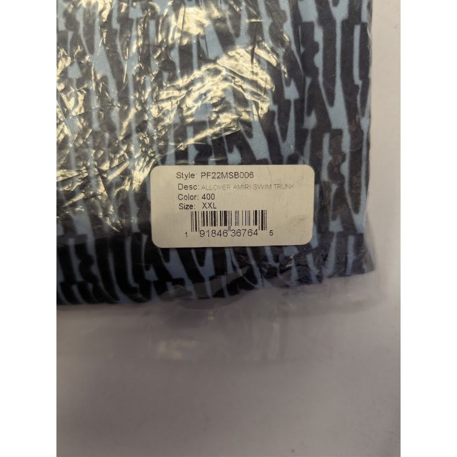 Amiri o1rshd1 Allover Amiri Swim Trunk Short in Dusty Blue Size US 38 / EU 54 - 19 Thumbnail