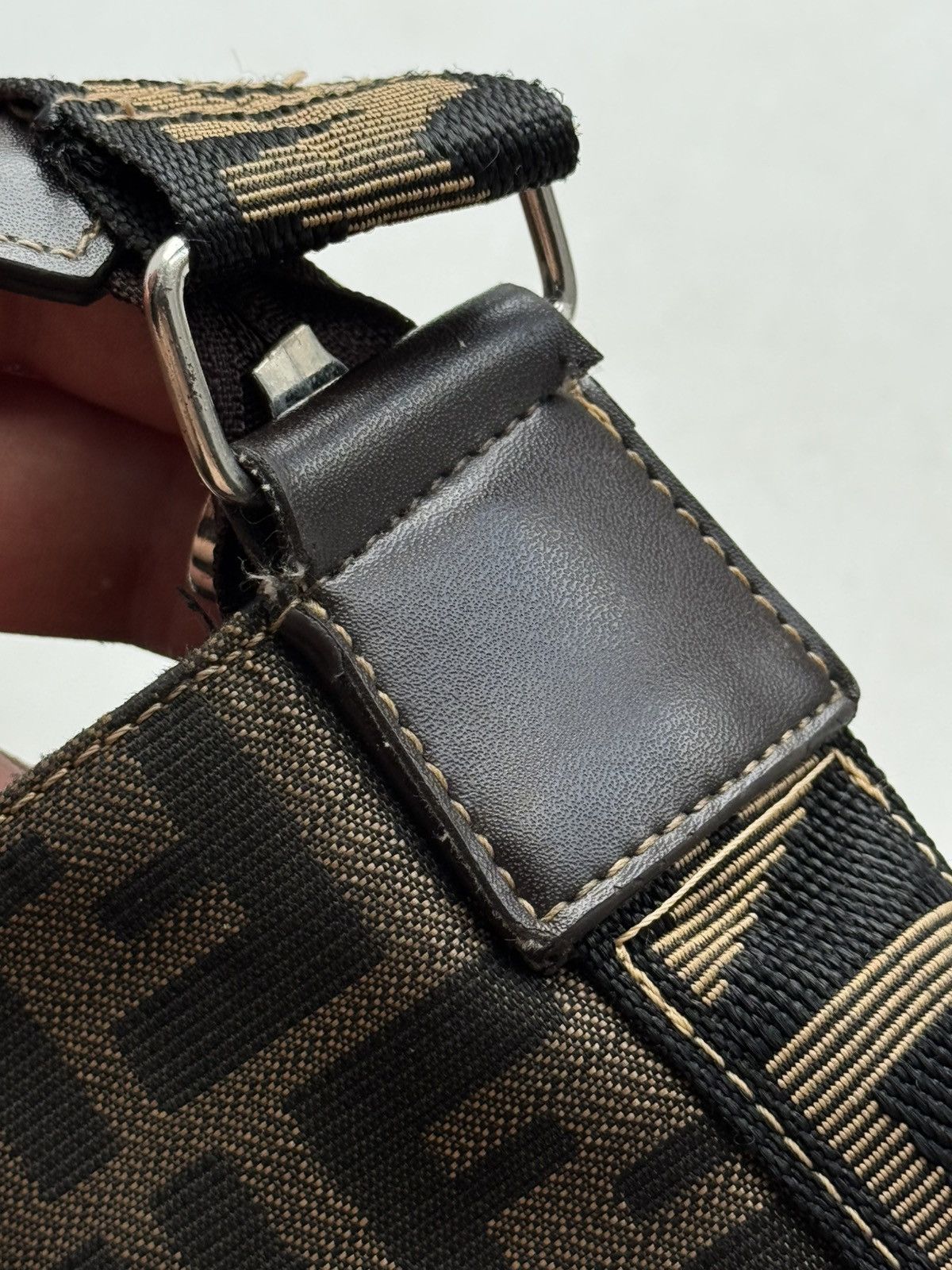 Fendi Vintage FENDI Zucca FF Monogram Brown Shoulder Bag Size ONE SIZE - 16 Thumbnail