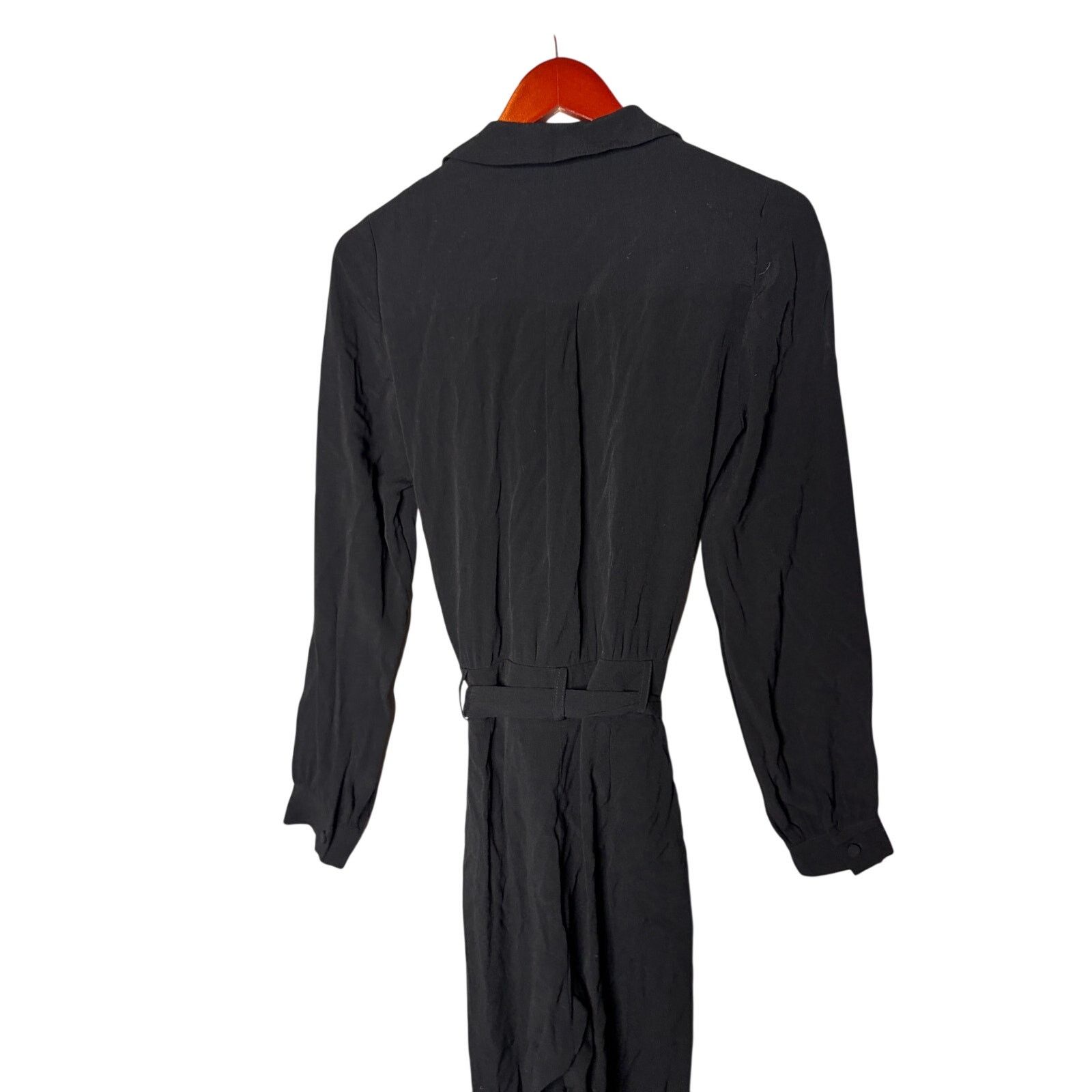 Sezane Sezane Black Emilie Jumpsuit Sz 38 US 6 Size 28" / US 6 / IT 42 - 8 Thumbnail