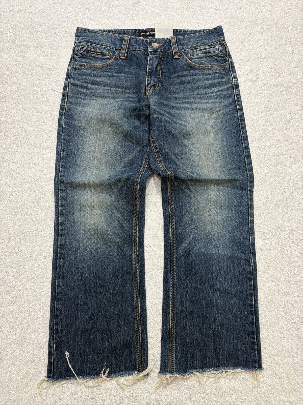 Dolce & Gabbana 2000s Dolce & gabbana japan denim pants y2k style Size US 31 - 1 Thumbnail