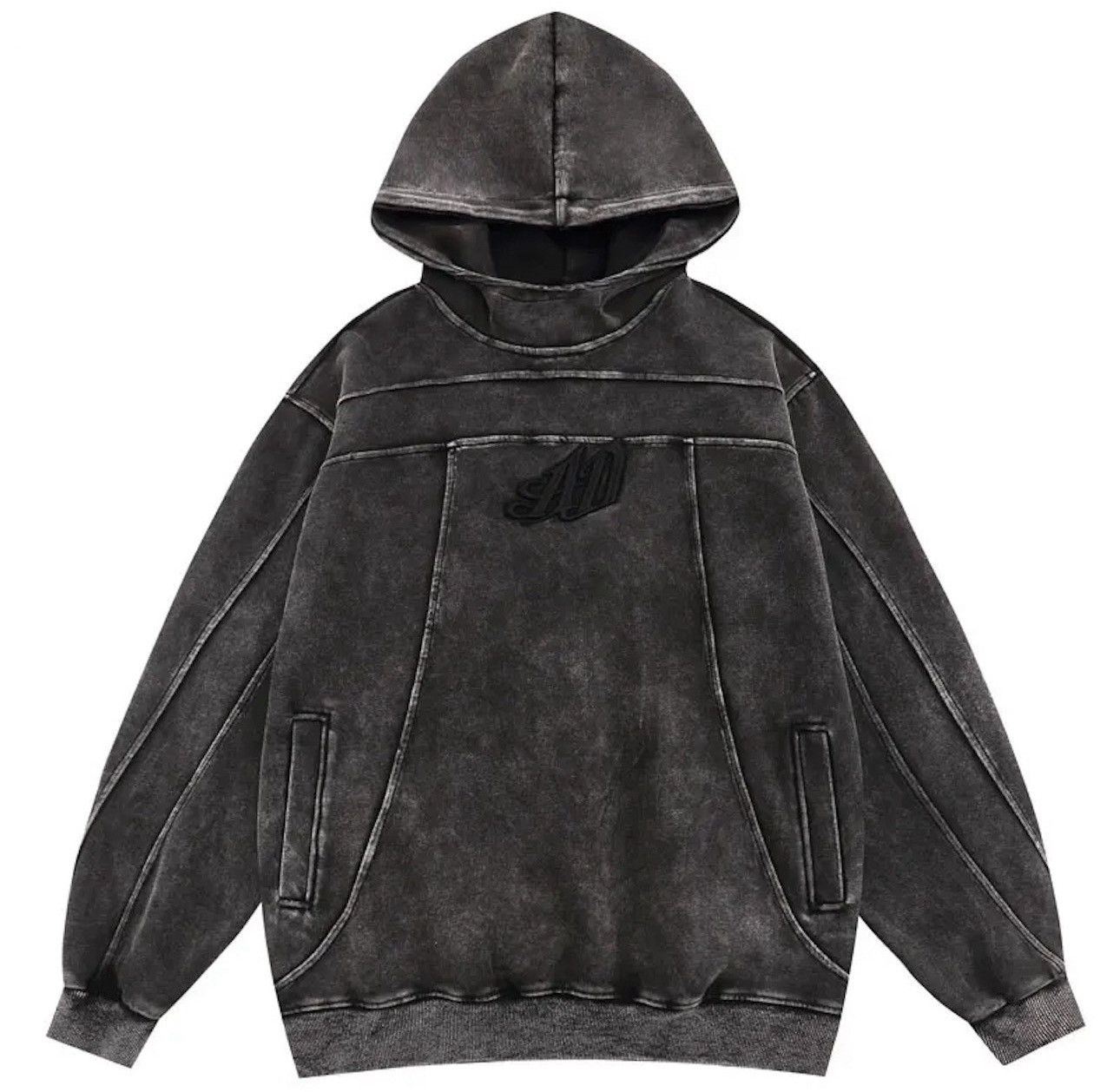 Japanese Brand × Vintage Washed Vintage Style Hoodie Sweatshirt Size US M / EU 48-50 / 2 - 1 Thumbnail