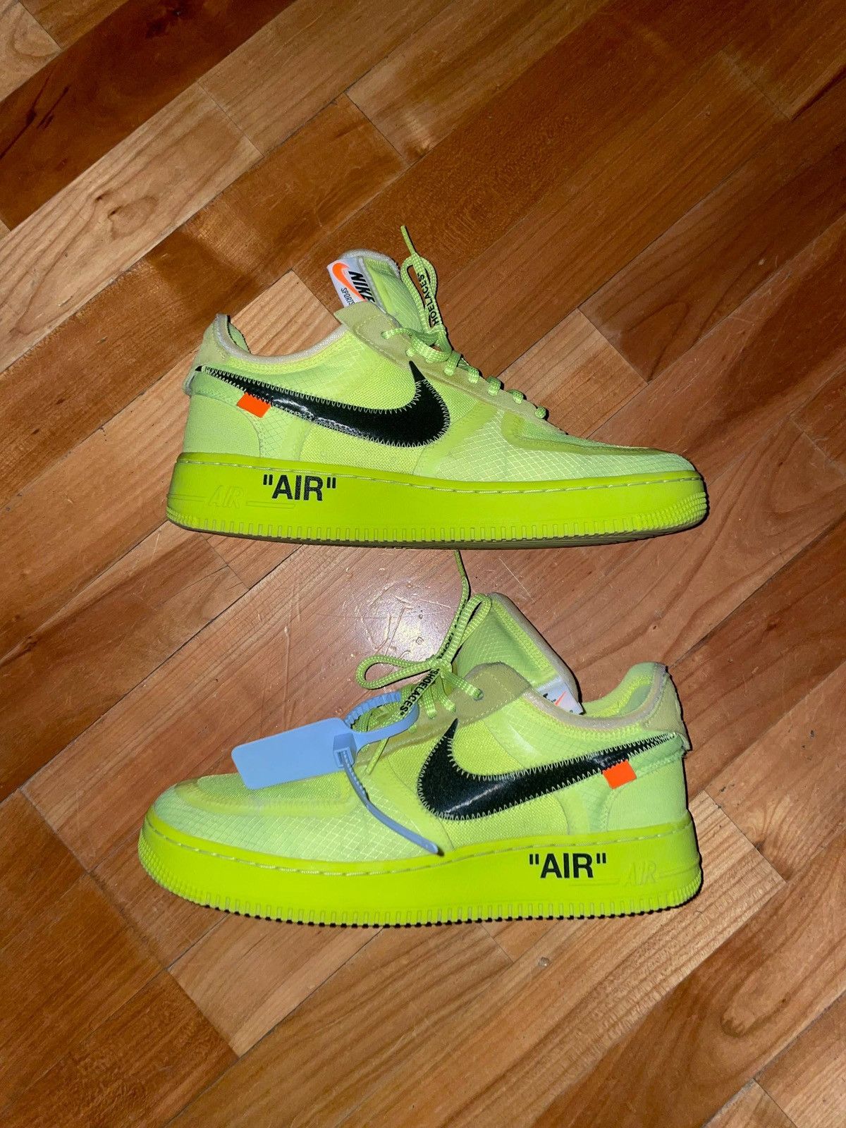 Nike × Off-White air force 1 off white “volt” Size US 9.5 / EU 42-43 - 1 Thumbnail