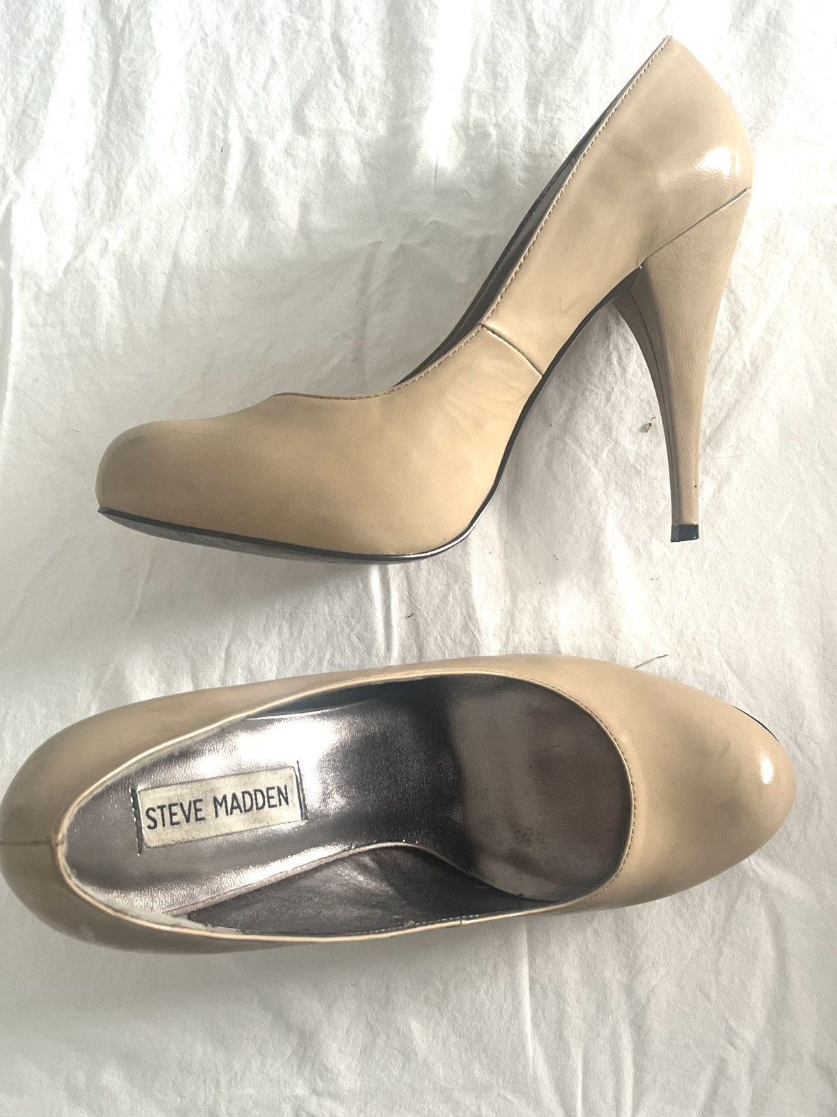 Steve Madden Steve Madden Beige Heels Size US 11 / IT 41 - 2 Thumbnail