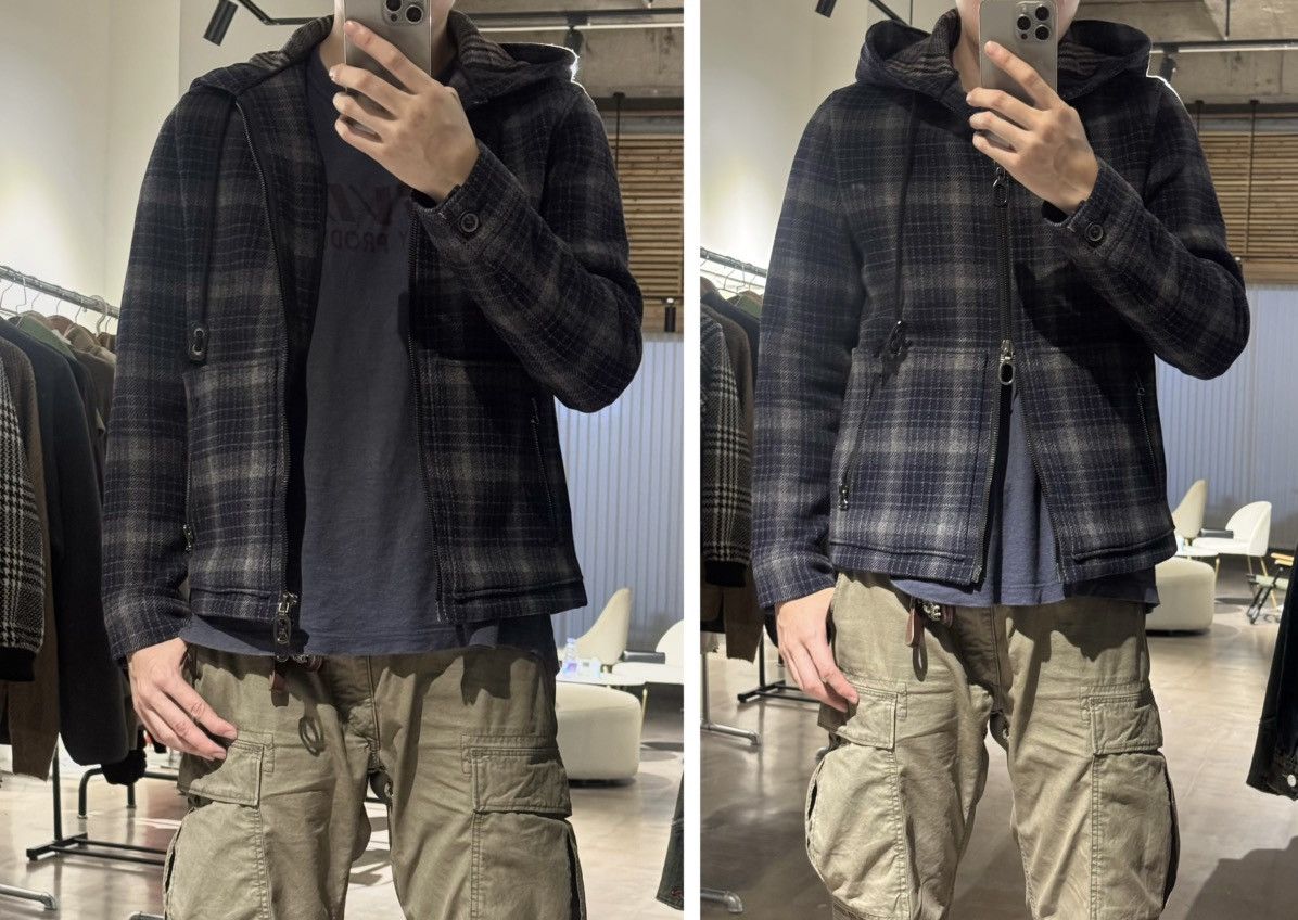 Lanvin Lanvin Check Hoodie Jacket ，size46（M-L） Size US M / EU 48-50 / 2 - 2 Thumbnail