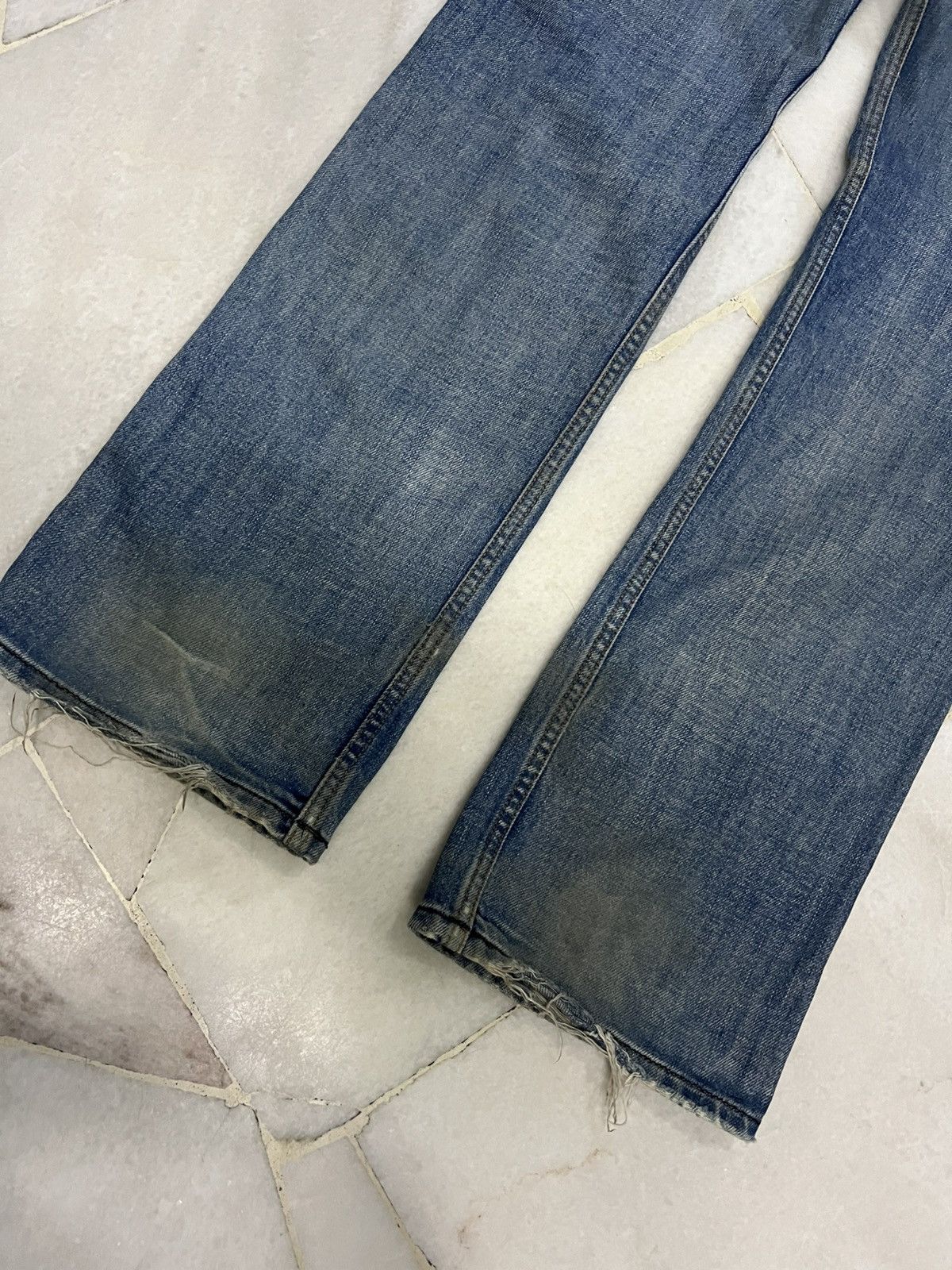 Diesel × If Six Was Nine × Japanese Brand 💥Insane 90s Diesel Industry Paddom Distressed Mud Wash Jean Size US 32 / EU 48 - 13 Thumbnail