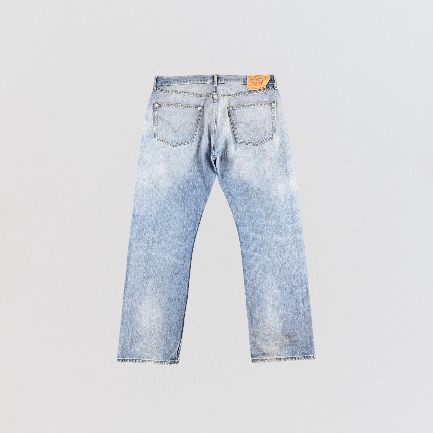 Levi's Vintage Light Wash Levis 501 Jeans-JM1563 Size US 39 - 2 Thumbnail
