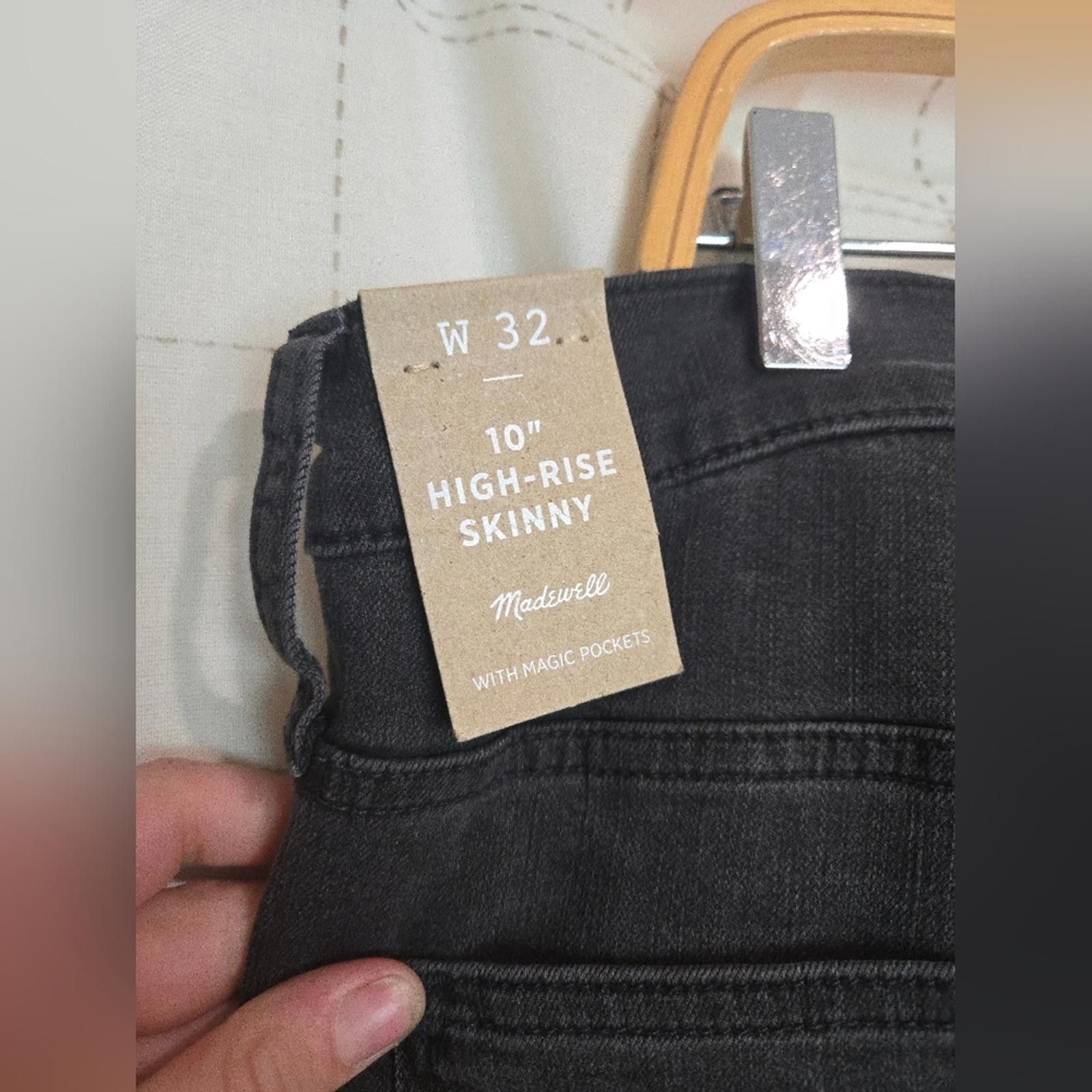 Madewell Madewell 10" High Rise Button Front Skinny Jeans Size 32" / US 10 / IT 46 - 4 Thumbnail