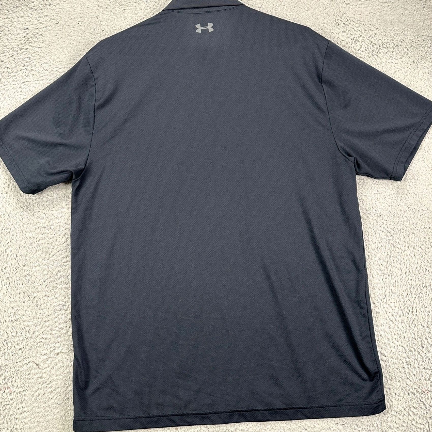 Under Armour Under Armour The Performance Shirt Golf Polo Men Large Black Short Sleeve Rugby Polo Shirt Mens L Black Size US L / EU 52-54 / 3 - 3 Thumbnail