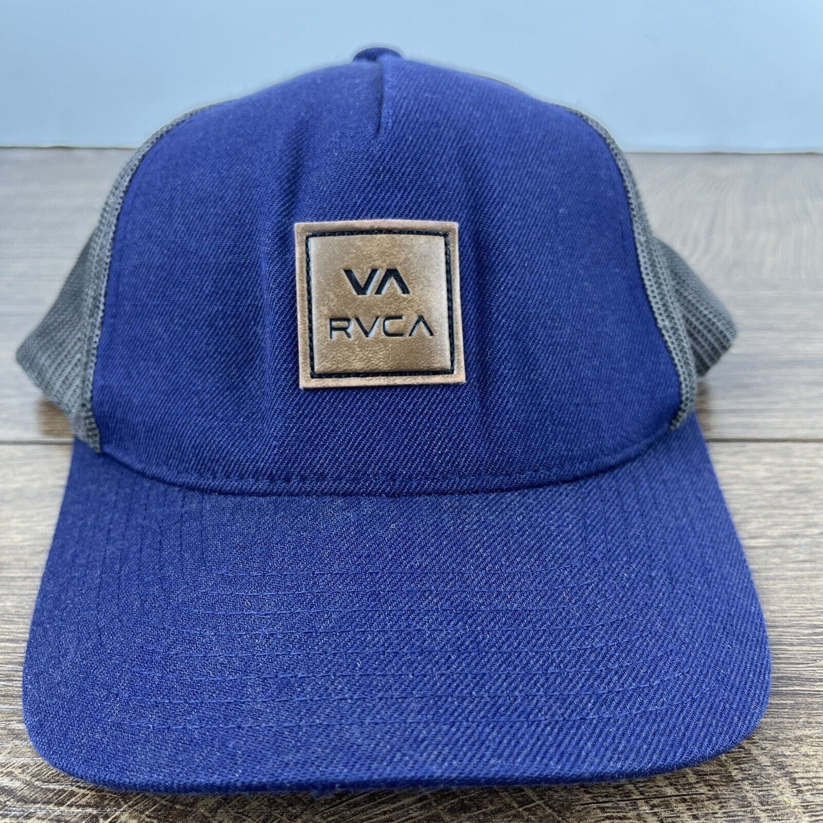 RVCA RVCA Snapback Hat Blue Hat Adjustable Adult Size Hat Cap Size ONE SIZE - 5 Thumbnail