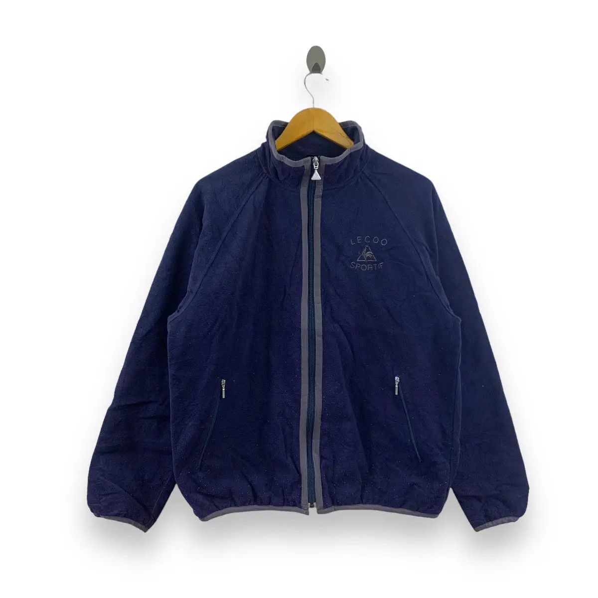 Le Coq Sportif Vintage LE COQ SPORTIF Fleece Embossed Fleece Size L / US 10 / IT 46 - 1 Thumbnail