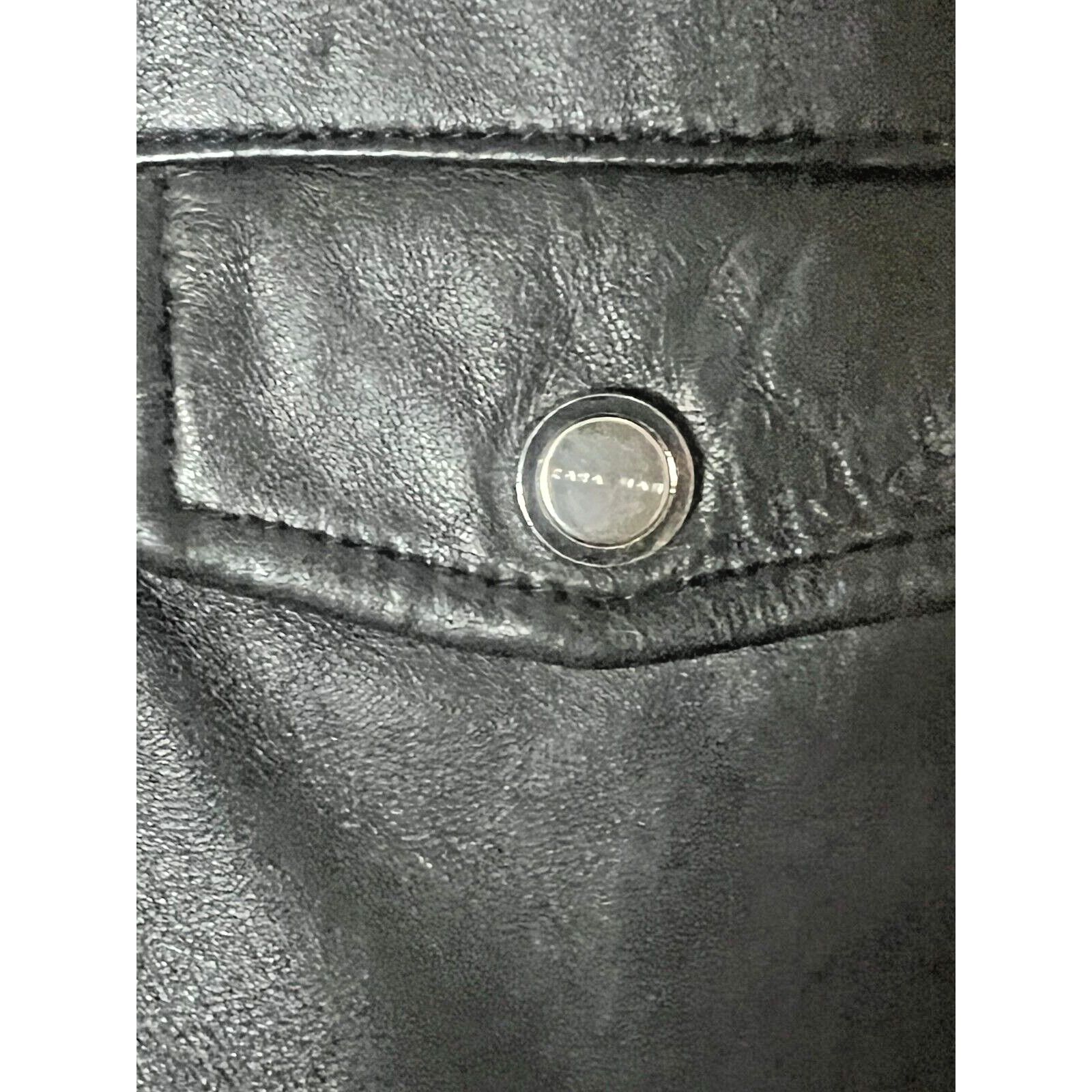 Zara Zara Authentic Lamb skin leather biker jacket mens XL Size US XL / EU 56 / 4 - 5 Thumbnail