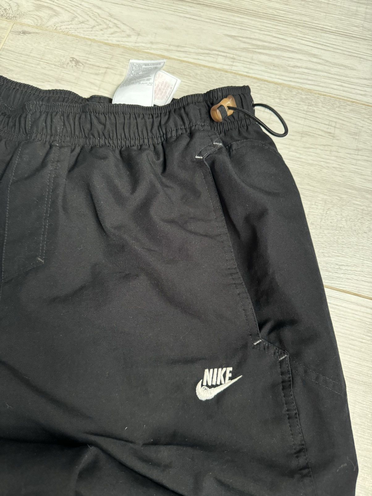 Nike × Vintage Vintage Nike Nylons baggy Track Pants logo swoosh Size US 30 / EU 46 - 4 Thumbnail