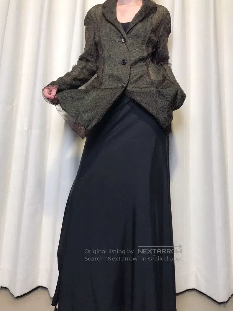 Issey Miyake Issey Miyake Avant-garde Double Layer Forest Witch Coat Size M / US 6-8 / IT 42-44 - 7 Thumbnail