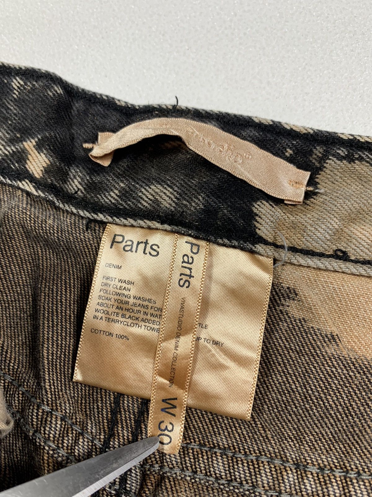 Japanese Brand Viva Studio Bleaching Jeans Pants Size US 30 / EU 46 - 13 Thumbnail