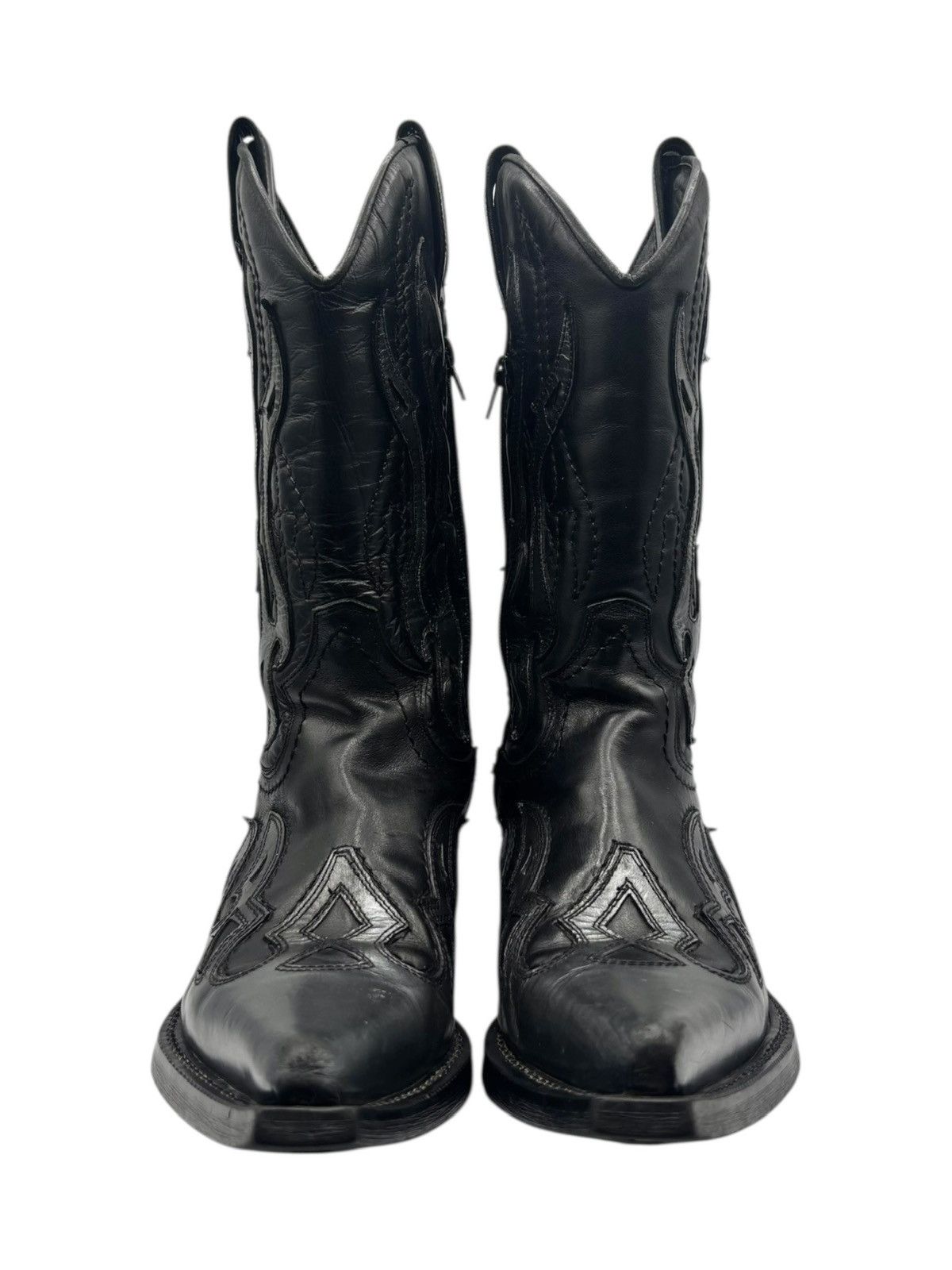 New Rock Vintage New Rock grey flame cowboy boots Size 41 Size US 11 / IT 41 - 2 Thumbnail