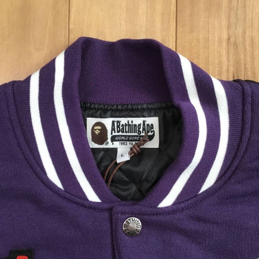 Bape BAPE CAMO SHARK SWEAT VARSITY JACKET a bathing ape Size US L / EU 52-54 / 3 - 6 Thumbnail