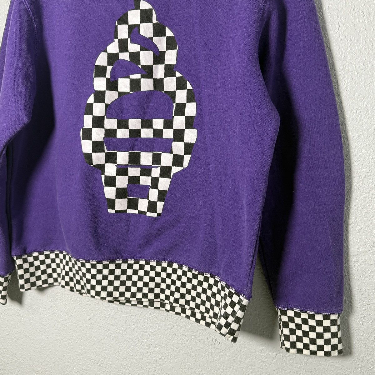 Icecream Billionaire Boys Club Icecream Checkered Sweatshirt Purple Size US L / EU 52-54 / 3 - 3 Thumbnail