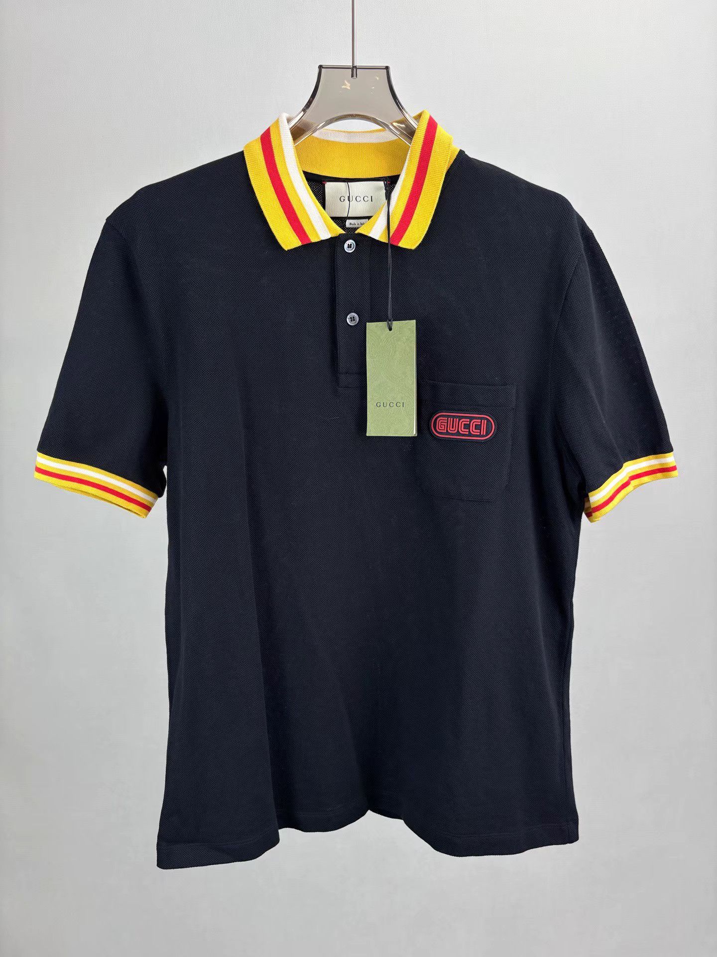 Gucci GUCCI Letter Logo Short Sleeve Polo K1 Size US XL / EU 56 / 4 - 1 Thumbnail