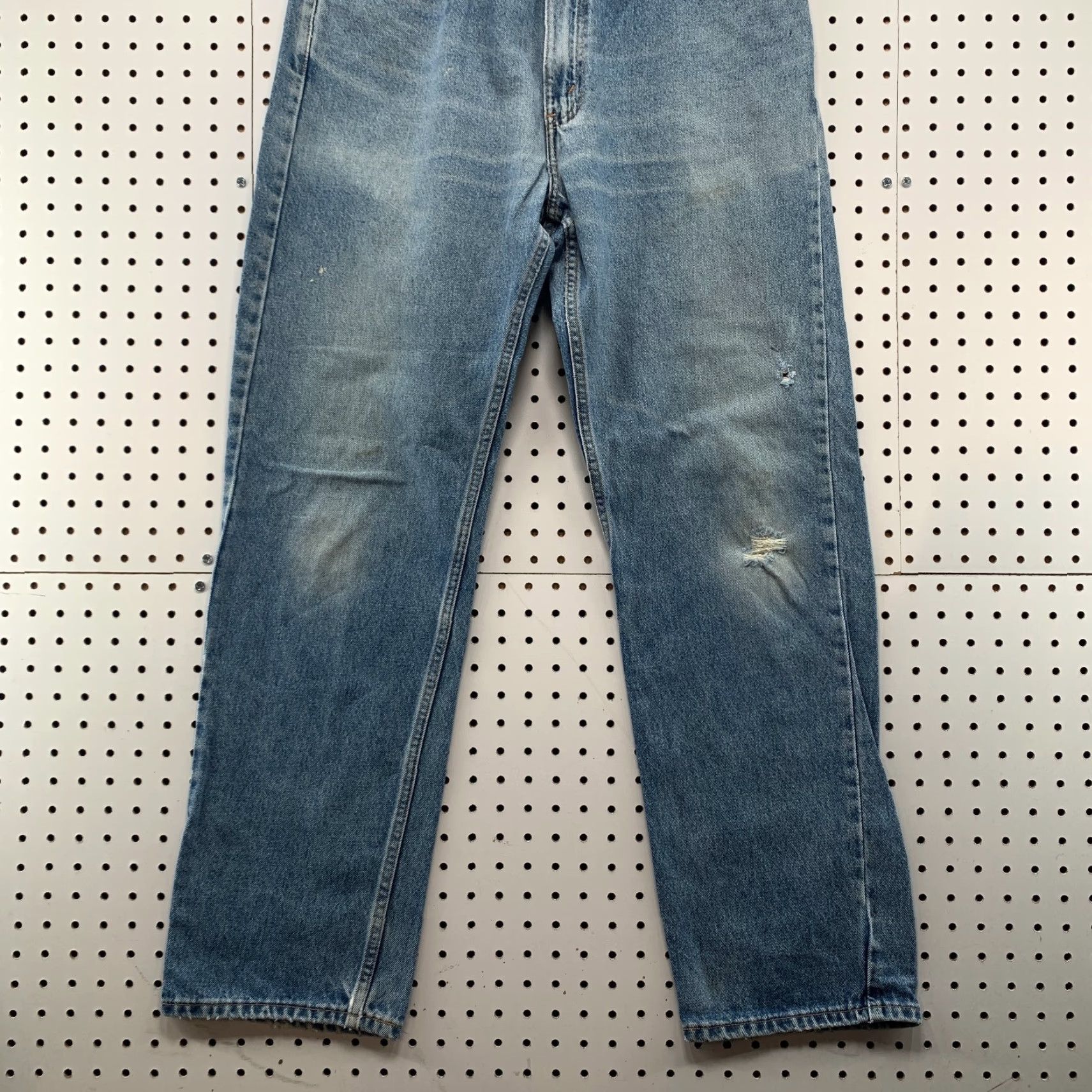 Levi's VINTAGE Levi's 505 Blue Denim Jeans 90s Men's 36x31 Straight Fit Size US 36 / EU 52 - 3 Thumbnail