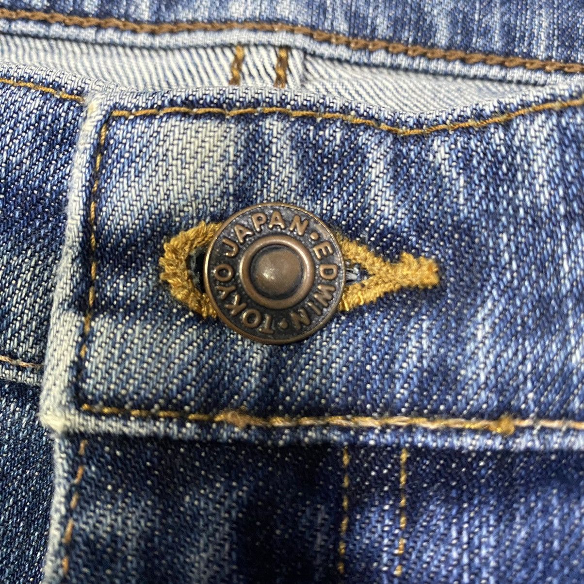 Edwin × Japanese Brand Edwin Distressed Denim Jeans Size US 34 / EU 50 - 5 Thumbnail