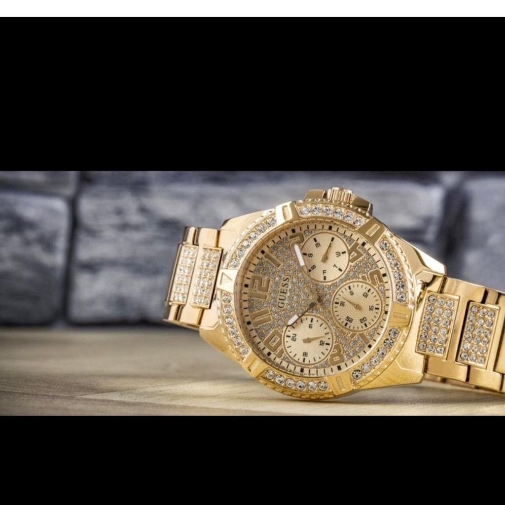 Guess Guess Lady Frontier W1156L2 watch features a luxurious gold- Size ONE SIZE - 3 Thumbnail