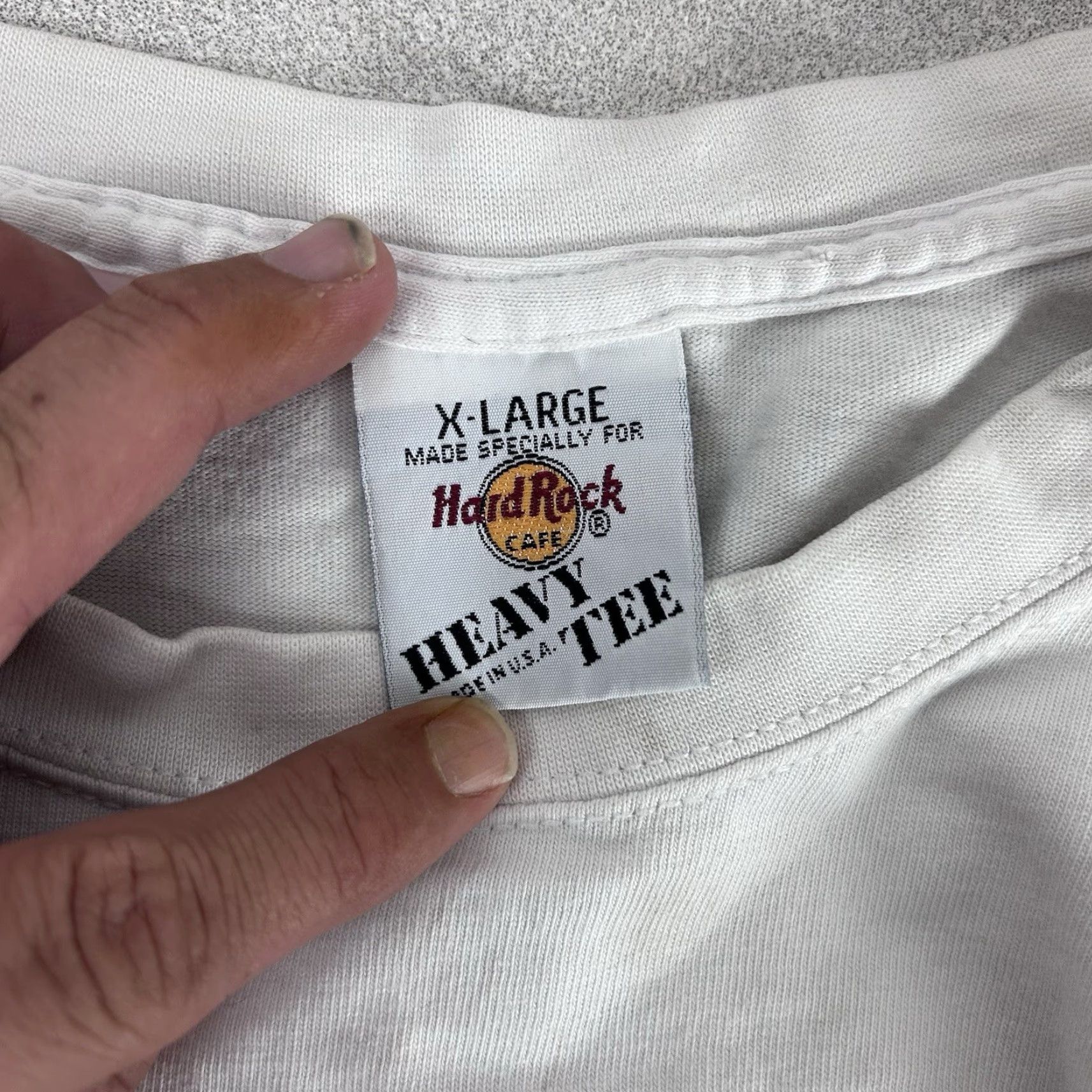 Hard Rock Cafe VINTAGE Hard Rock Cafe Shirt XL White Mens Thrashed Myrtle Beach Shirt Size US XL / EU 56 / 4 - 5 Thumbnail