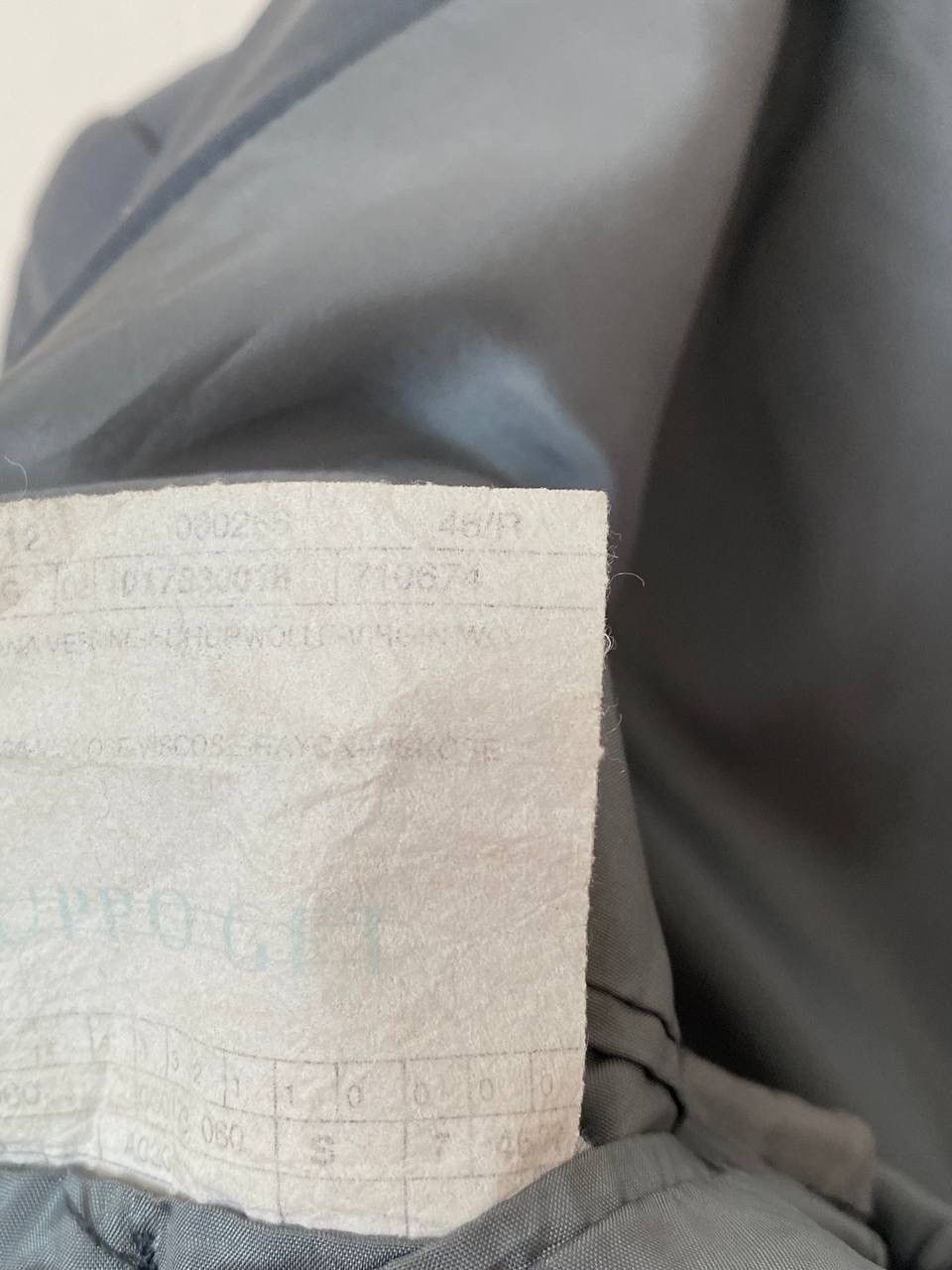 Giorgio Armani Vintage Giorgio Armani Suit Grey Wool Size 46R - 9 Thumbnail
