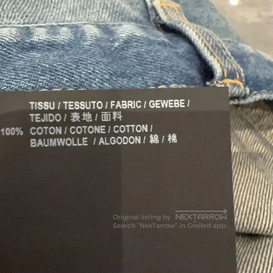 Saint Laurent Paris Saint Laurent Blue Frayed Denim Shorts. Size 28" / US 6 / IT 42 - 5 Thumbnail