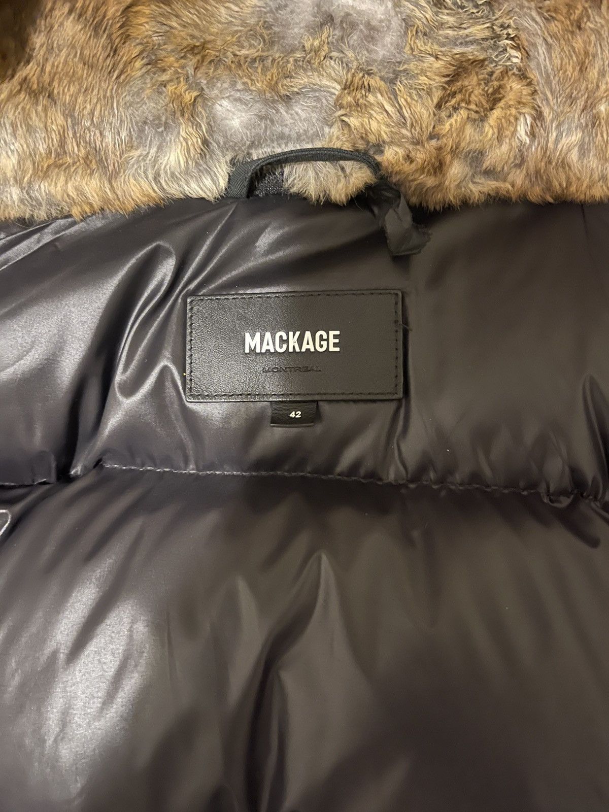 Mackage Mackage Dixon down filled jacket with removable fur hood Size US L / EU 52-54 / 3 - 5 Thumbnail
