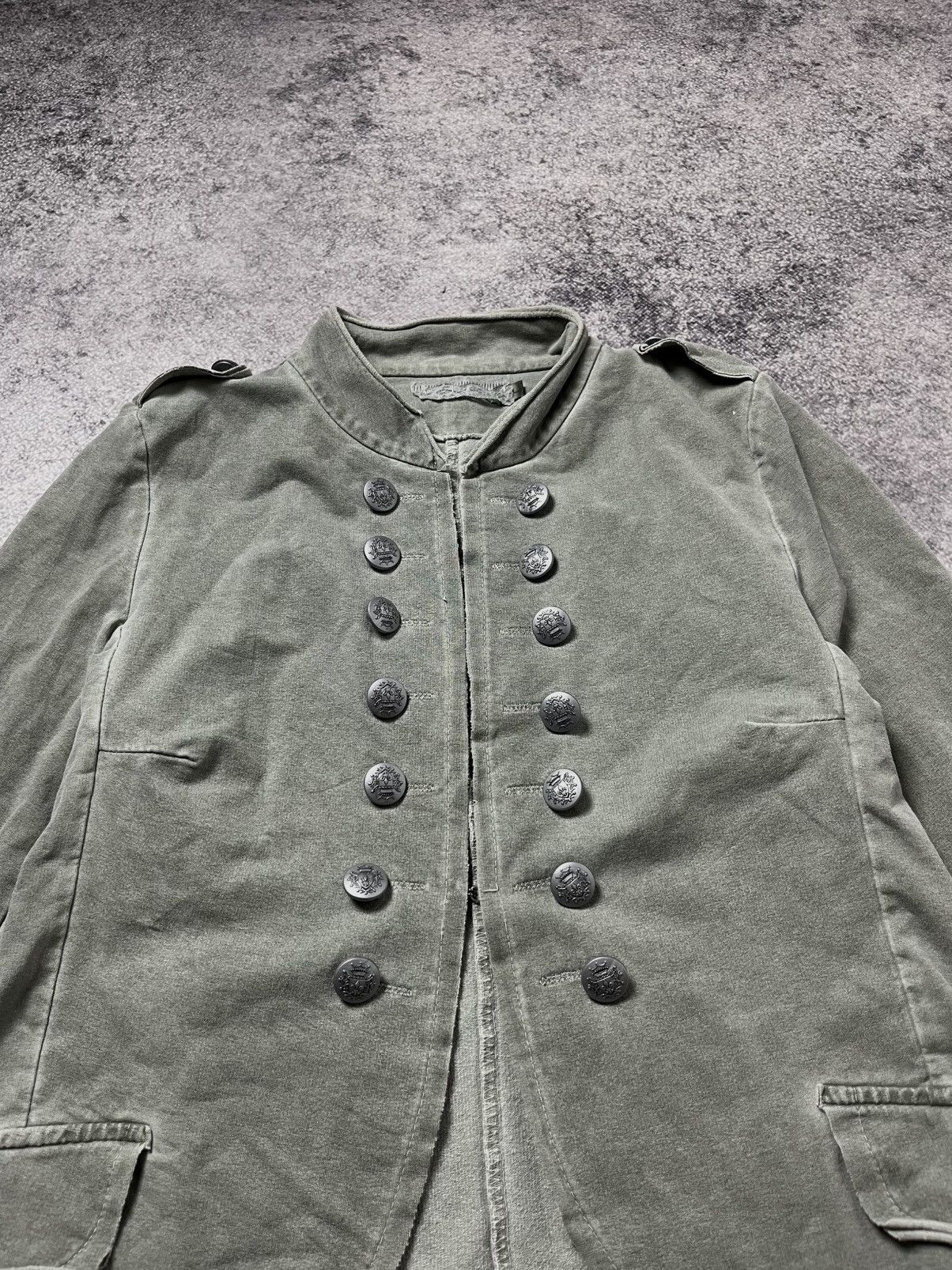 Hysteric Glamour × Undercover 🔥GOTHIC NAPOLEON MILITARY 00'S WASHED JACKET JAPAN Size L / US 10 / IT 46 - 3 Thumbnail
