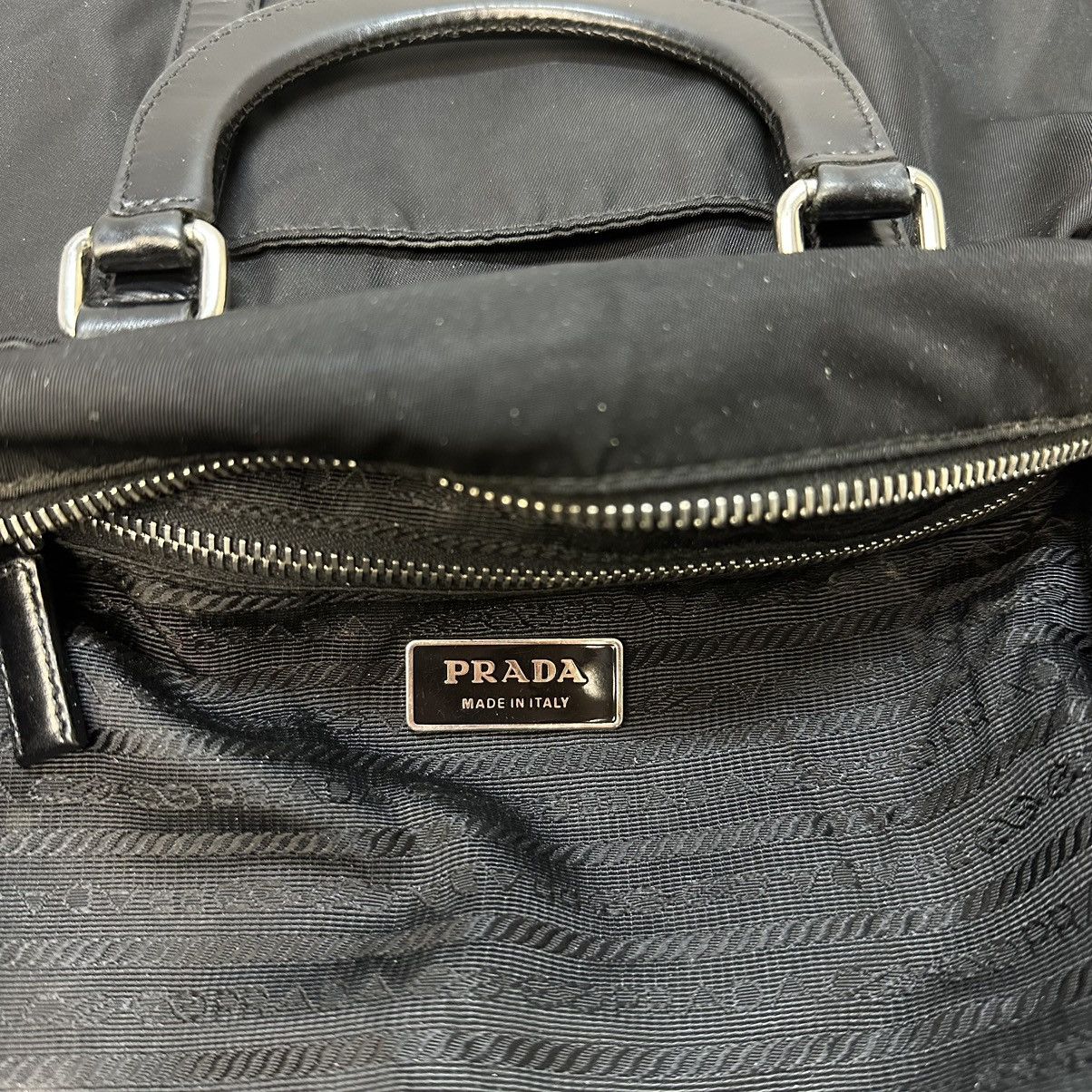 Prada PRADA Hand Bag Nylon 2way Black Auth Size ONE SIZE - 14 Thumbnail