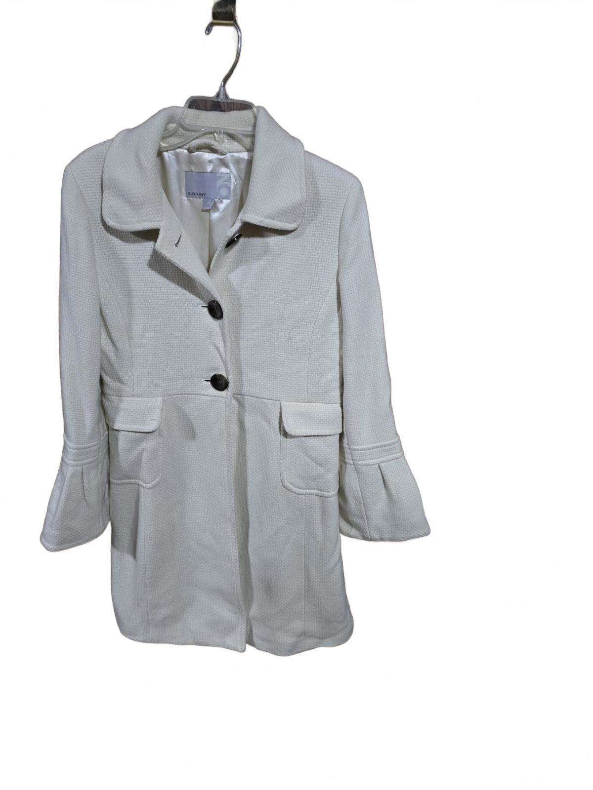 Old Navy Old Navy Ivory Coat With Bell Sleeves Fully Lined Size M / US 6-8 / IT 42-44 - 1 Thumbnail