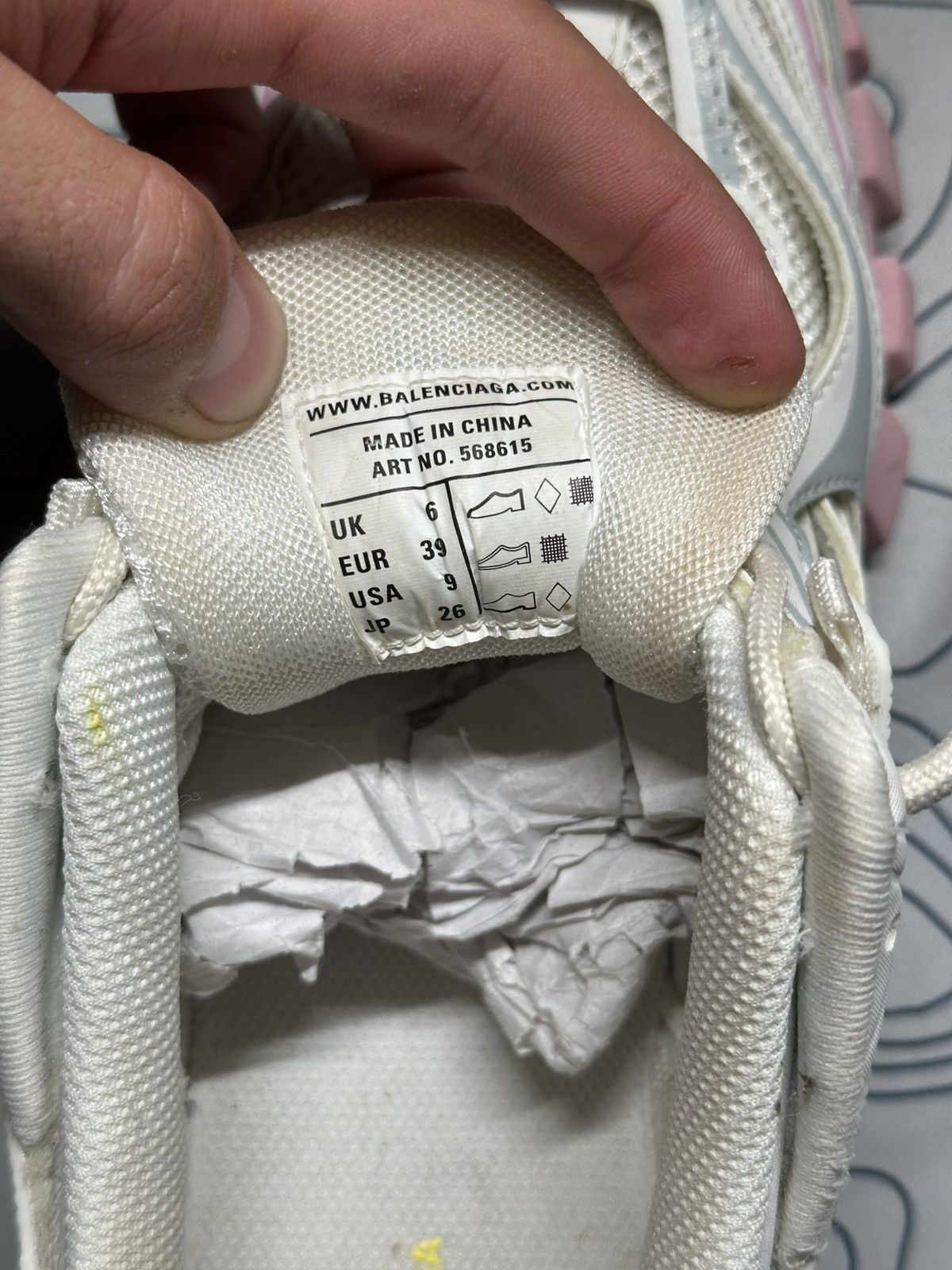 Balenciaga Balenciaga Track 2 Pink White Size US 9 / IT 39 - 6 Thumbnail