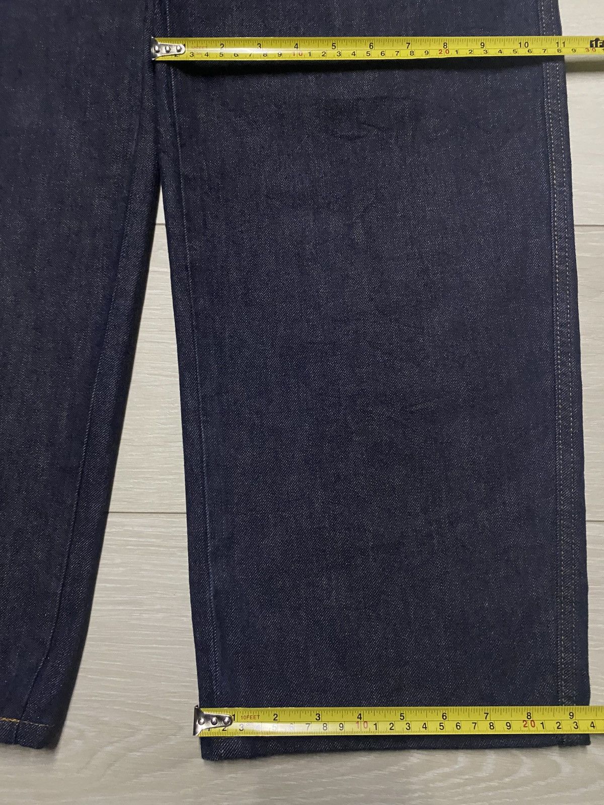 Engineered Garments × Uniqlo Vintage Uniqlo Blue Wash Super Baggy Wide Leg Jeans Size US 29 - 13 Thumbnail