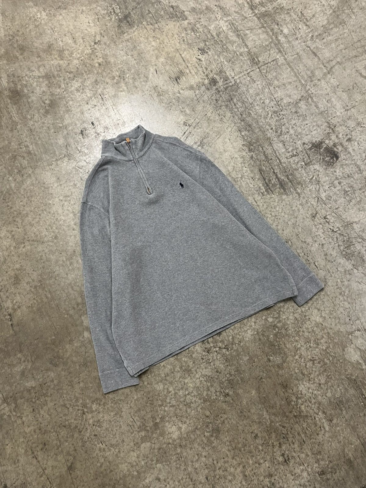 Polo Ralph Lauren × Vintage Polo Ralph Lauren vintage 1/4 zip sweatshirt preppy hype Size US L / EU 52-54 / 3 - 2 Thumbnail