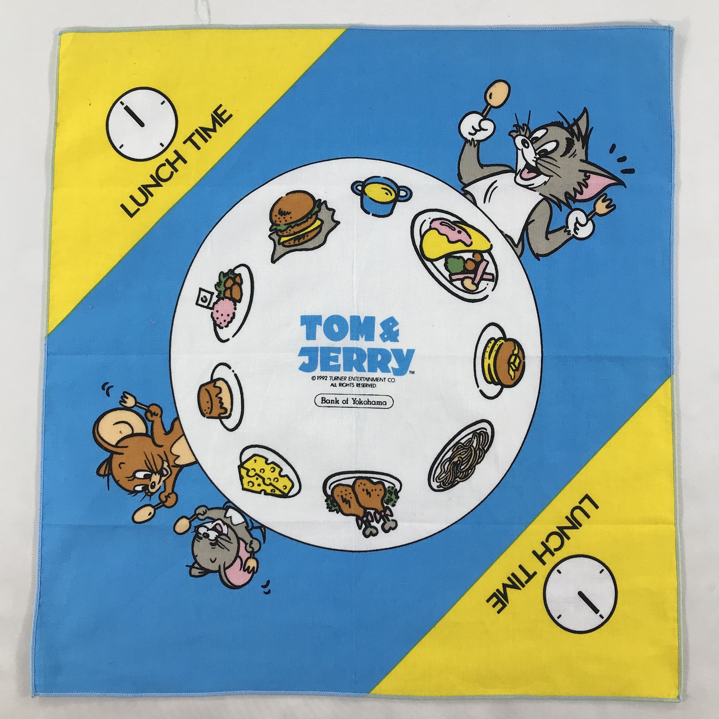 Cartoon Network × Vintage Tom & Jerry Bandana / Handkerchief / Neckerchief -S1800 Size ONE SIZE - 1 Thumbnail