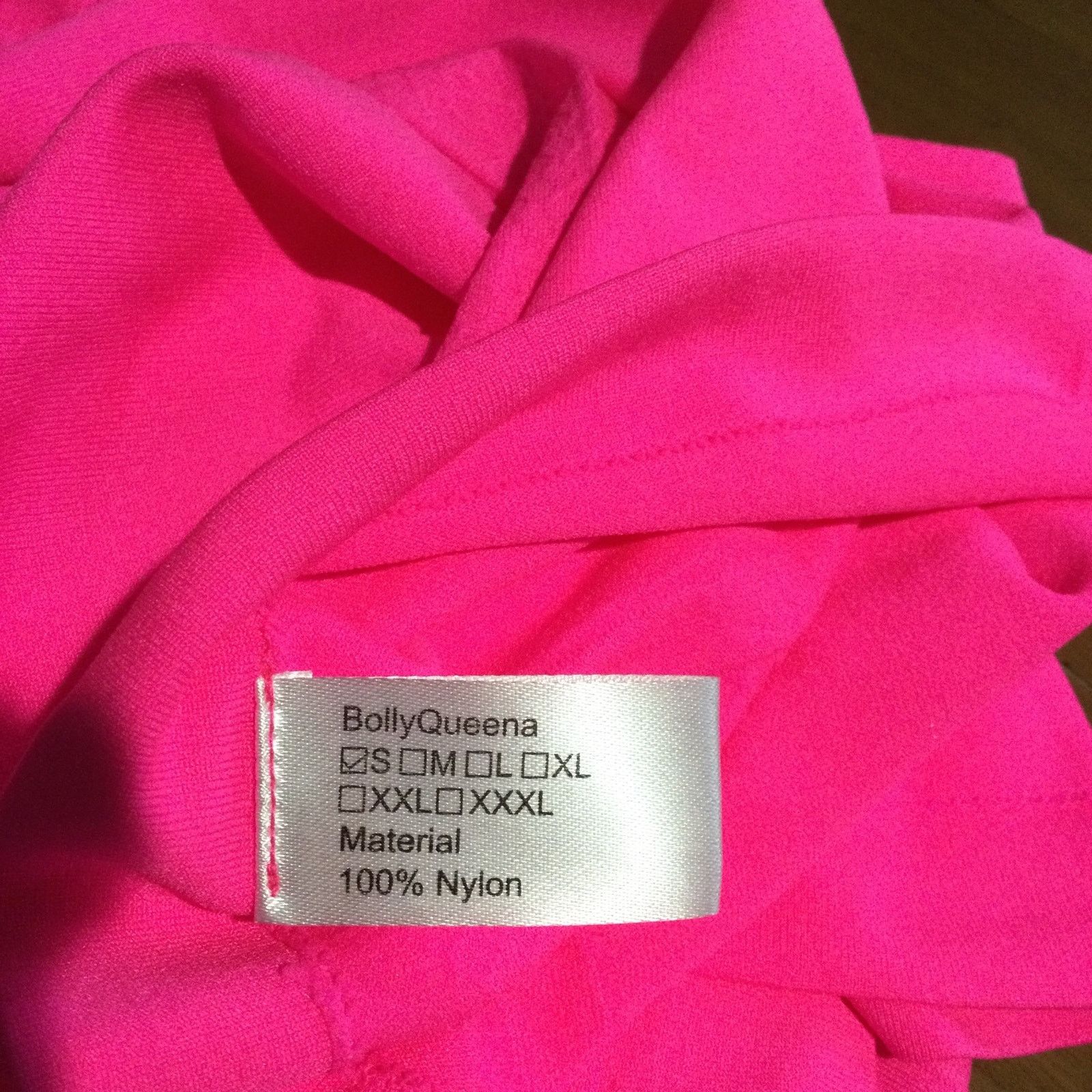 Other Bolly Queena 100% Nylon Racerback Tank Hot Pink Small NWOT Size S / US 4 / IT 40 - 10 Thumbnail