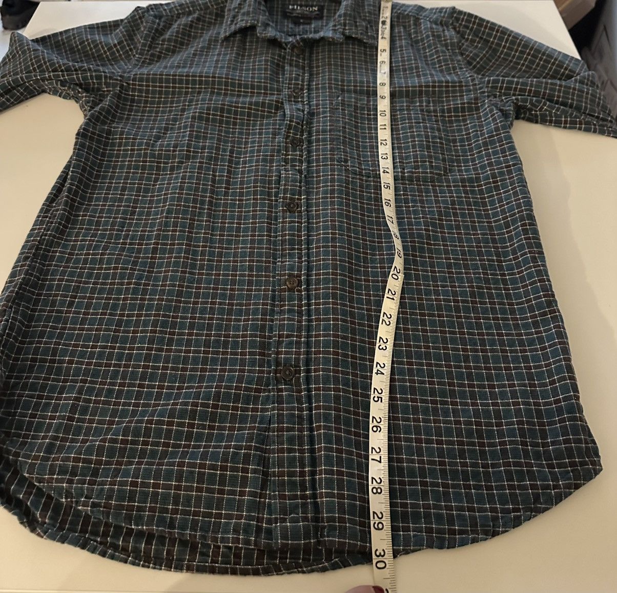 Filson Filson Alaskan Guide Button Up Shirt Teal Brown Plaid M Size US M / EU 48-50 / 2 - 4 Thumbnail