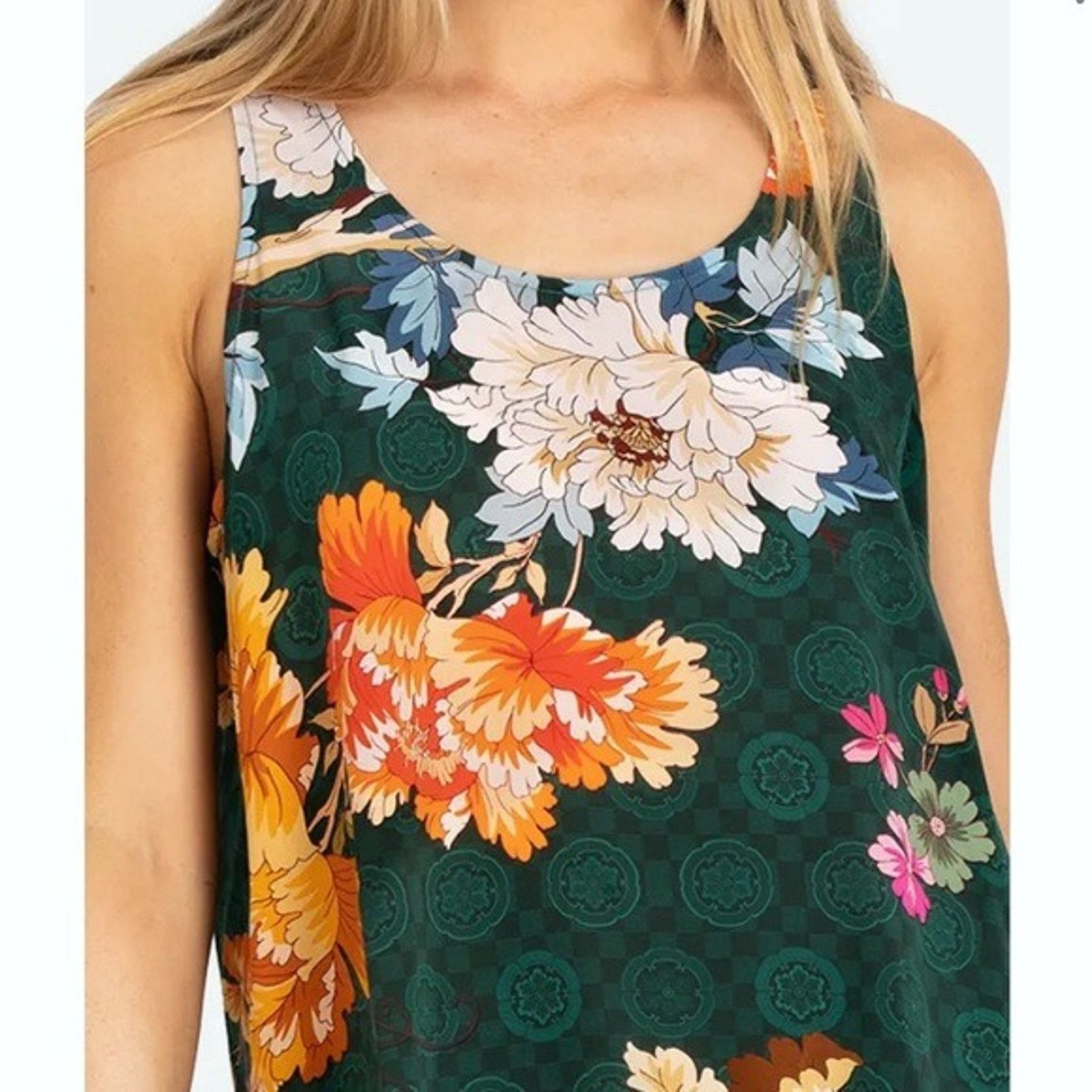 Johnny Was Johnny Was Roselynn Silk Floral Print Tank Top M Size M / US 6-8 / IT 42-44 - 4 Thumbnail
