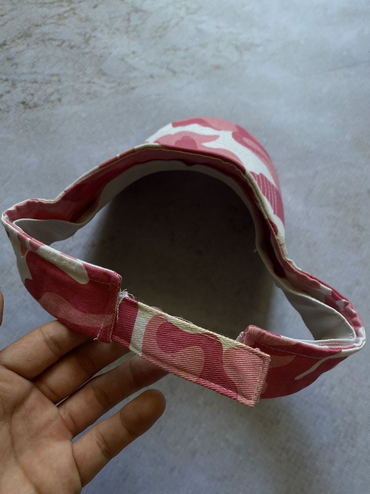 Vintage × Von Dutch Vintage Von Dutch Pink Camo Visor Cap Y2k Hype Rare Japanese Size ONE SIZE - 3 Thumbnail